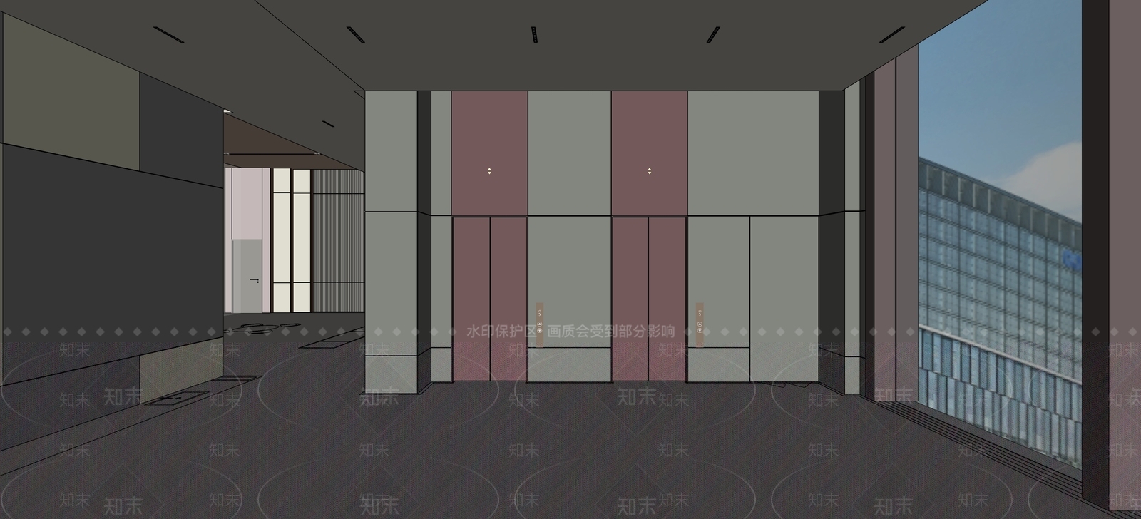 现代其他办公区域SU模型下载【ID:1181138904】