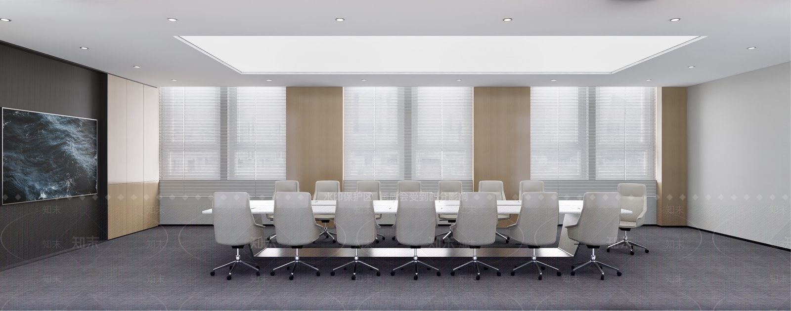 现代会议室SU模型下载【ID:1181142996】