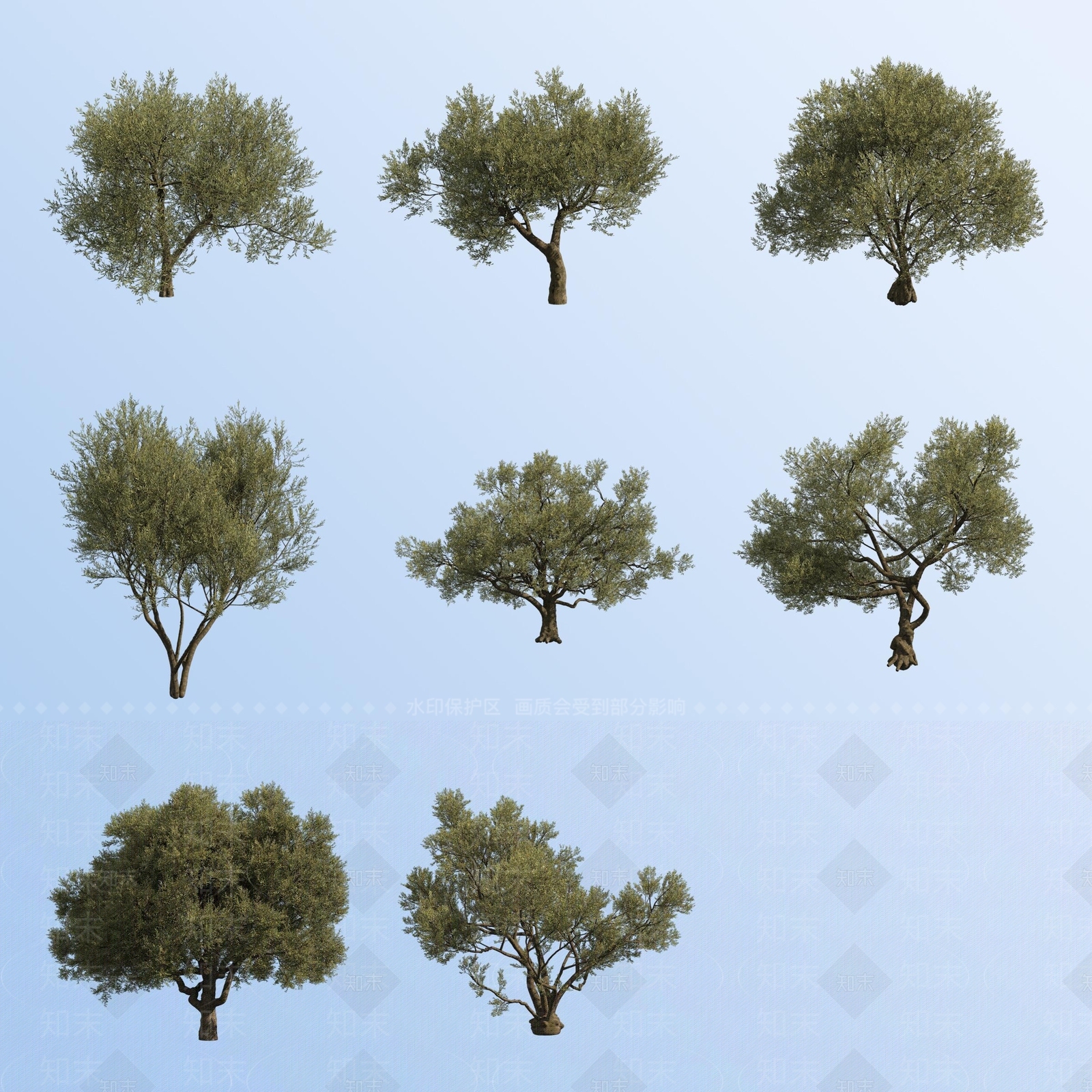 景观树3D模型下载【ID:1181143572】