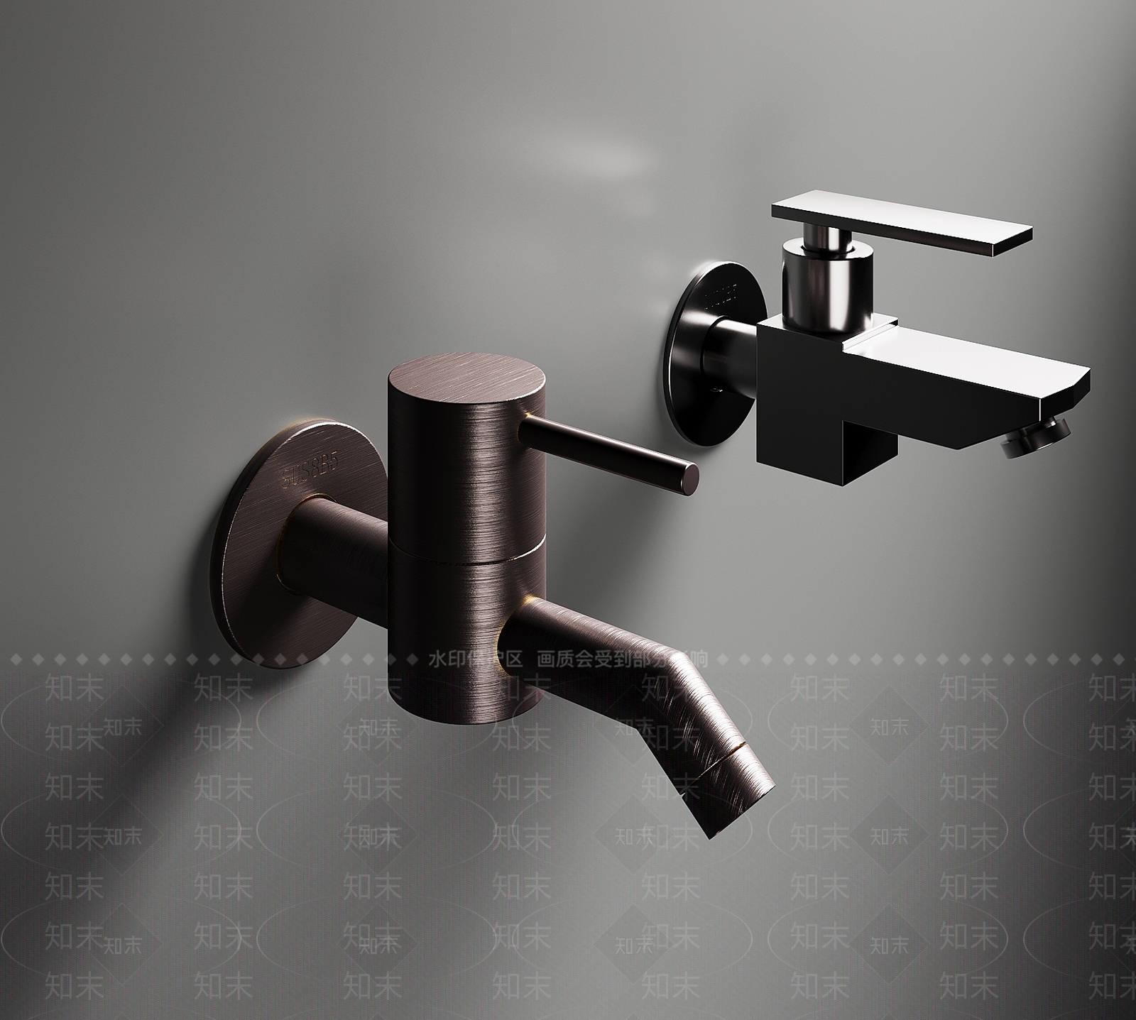 现代水龙头3D模型下载【ID:1181144538】