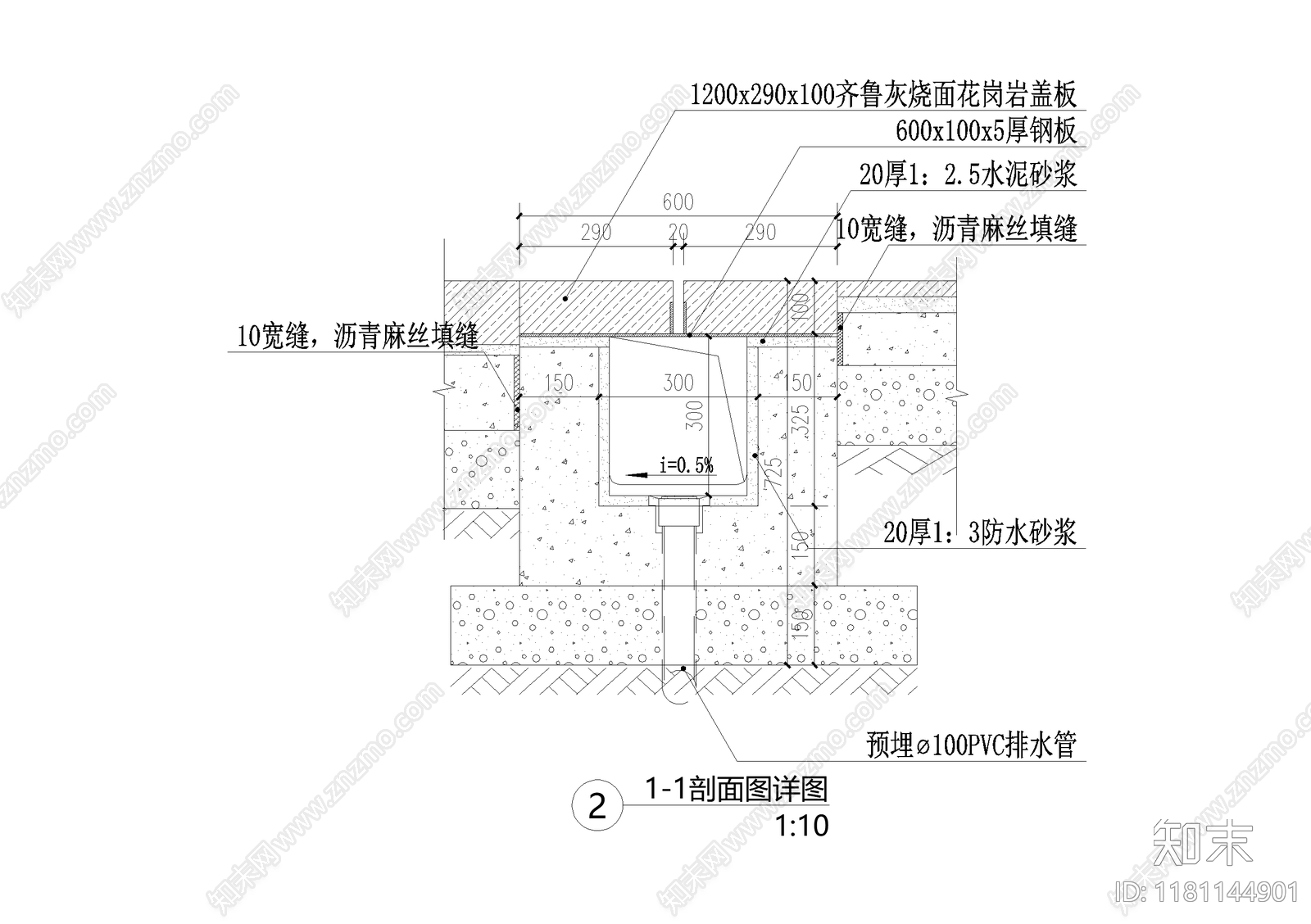 给排水节点详图cad施工图下载【ID:1181144901】