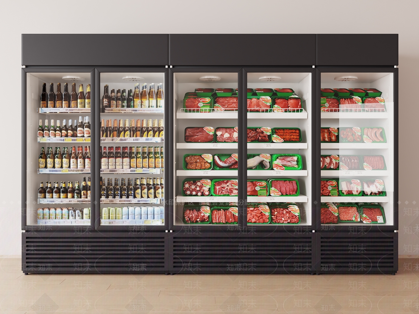 冰柜3D模型下载【ID:1181146333】