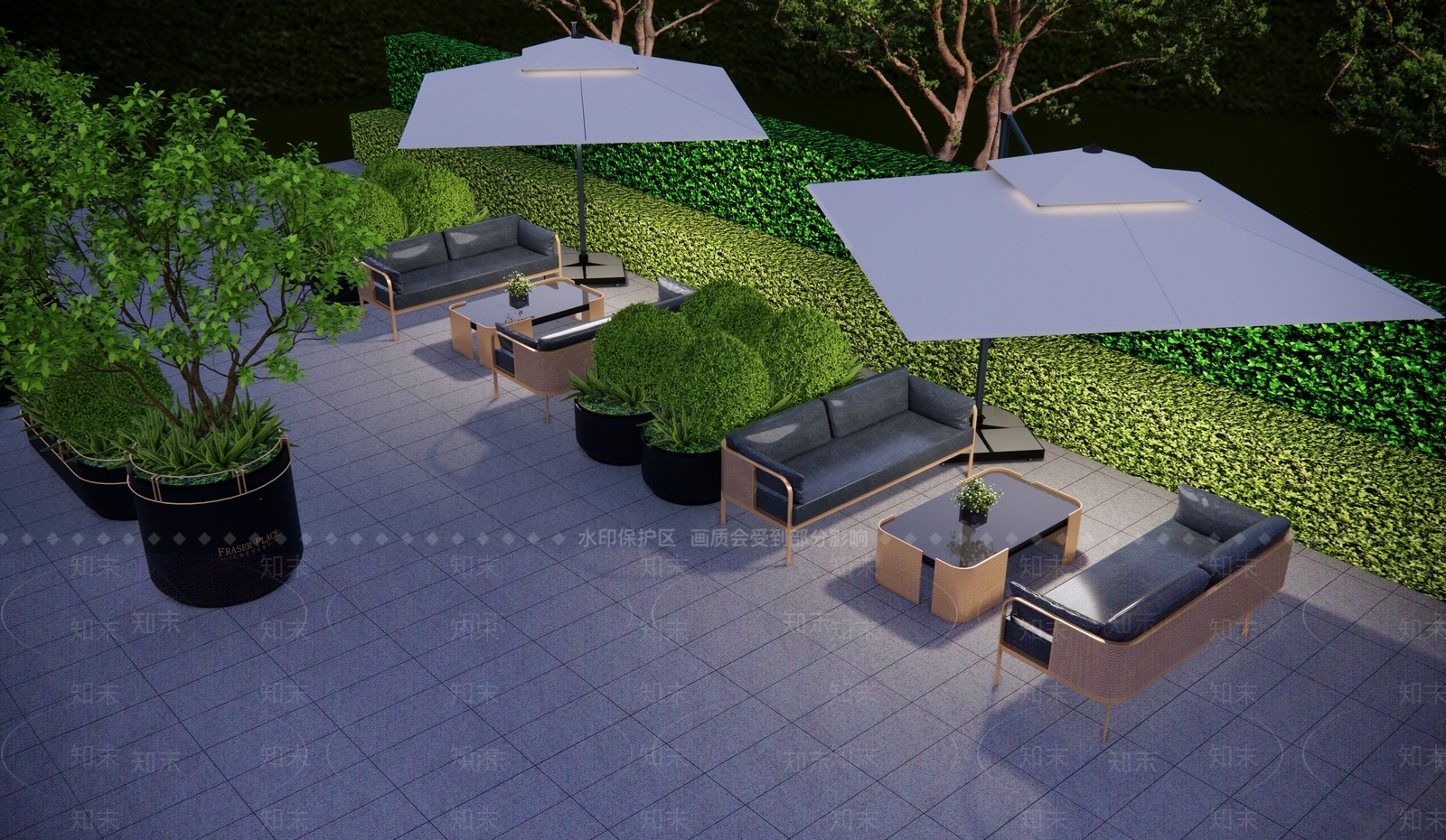 现代轻奢其他户外家具SU模型下载【ID:1181151129】