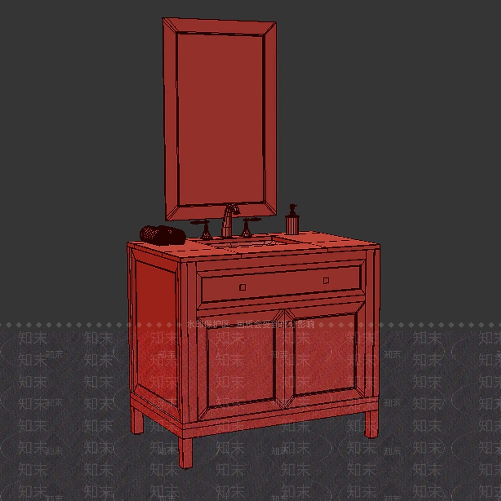 现代Vanity3D模型下载【ID:1181165660】