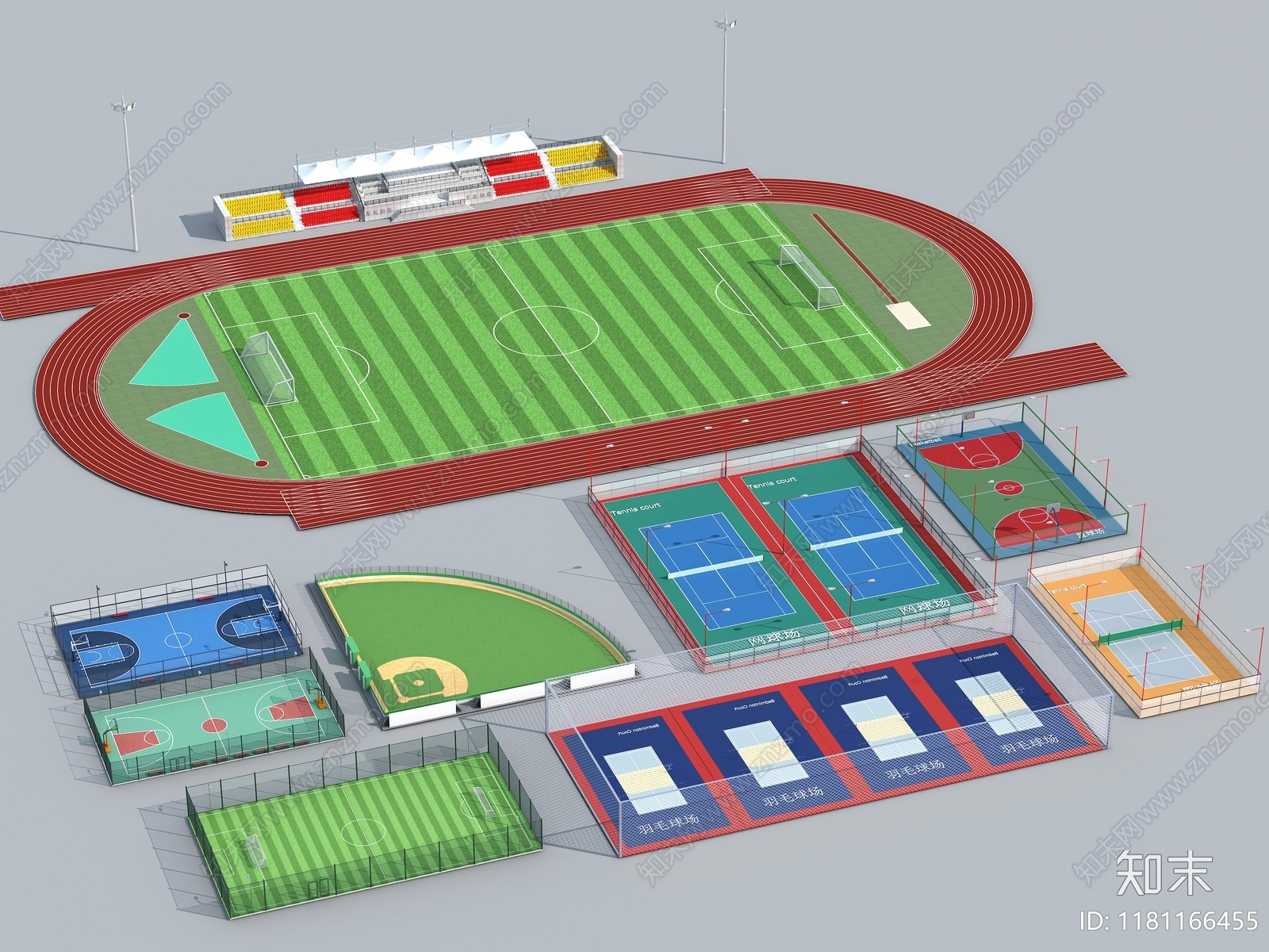 现代其他体育空间3D模型下载【ID:1181166455】