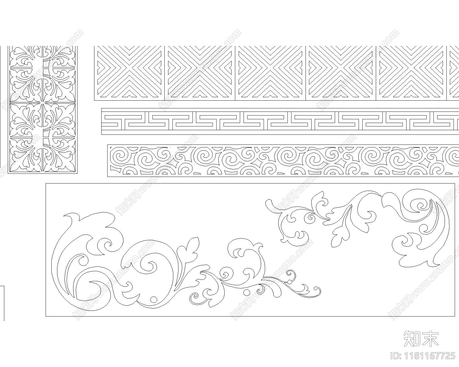 现代中式工装图库施工图下载【ID:1181167725】