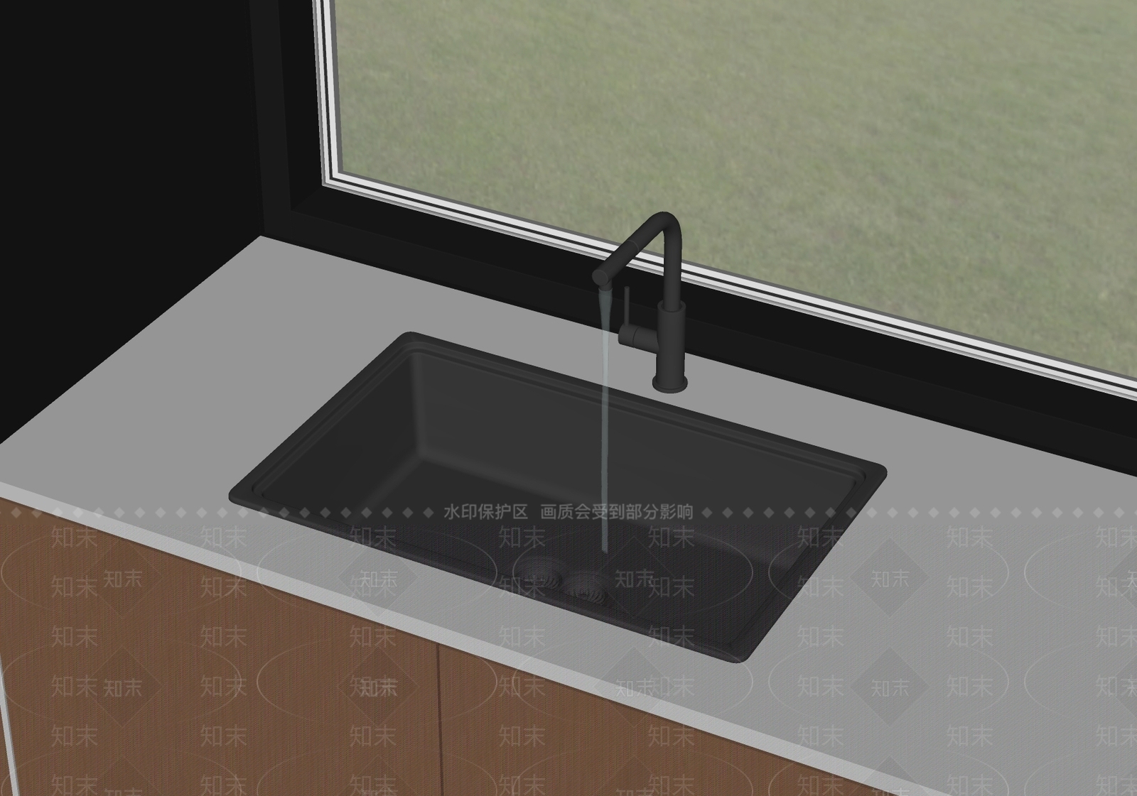 水槽SU模型下载【ID:1181170276】