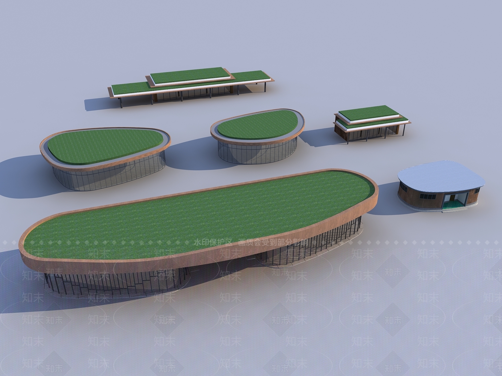 现代驿站3D模型下载【ID:1181188951】