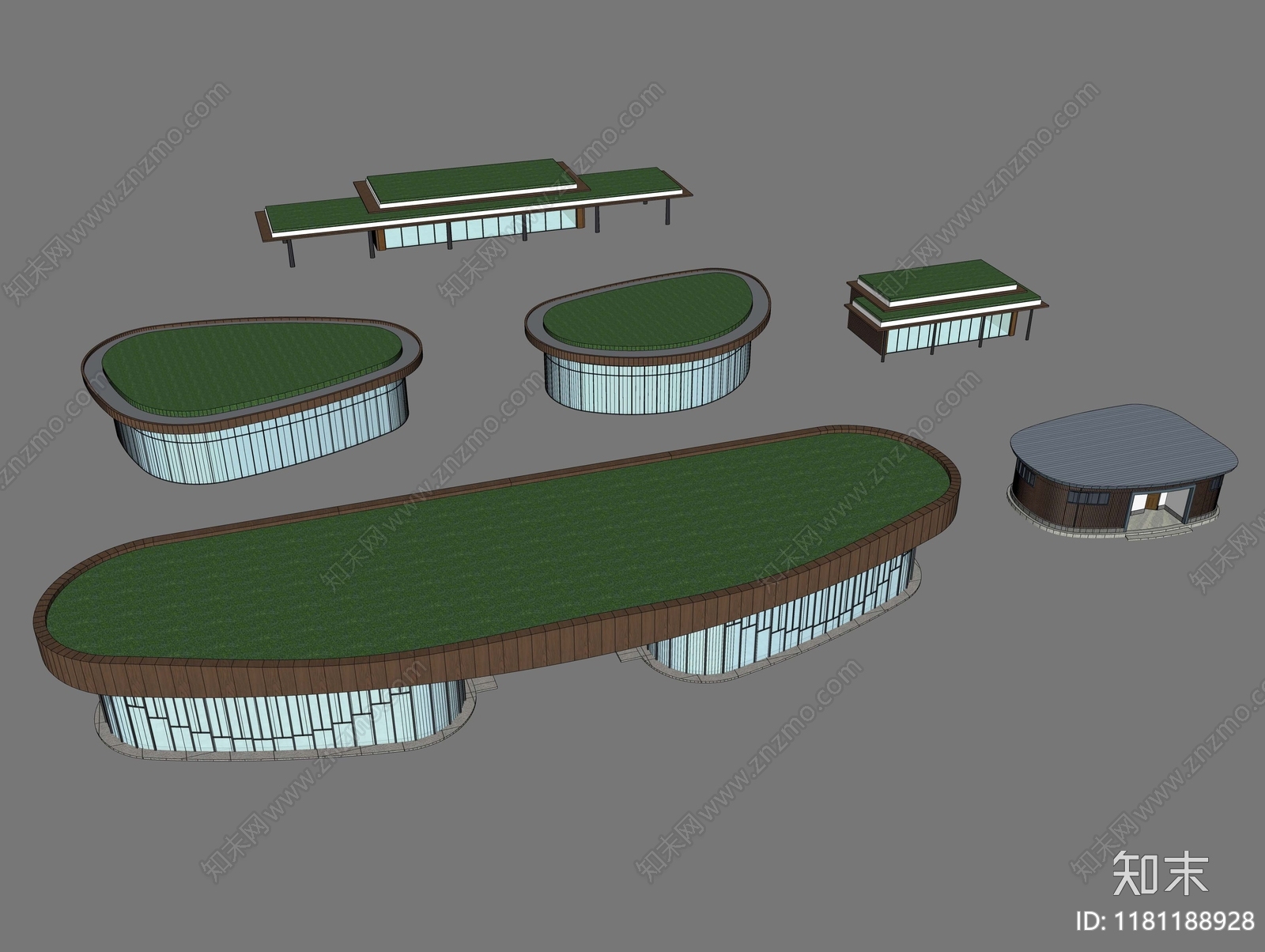 现代小公建SU模型下载【ID:1181188928】