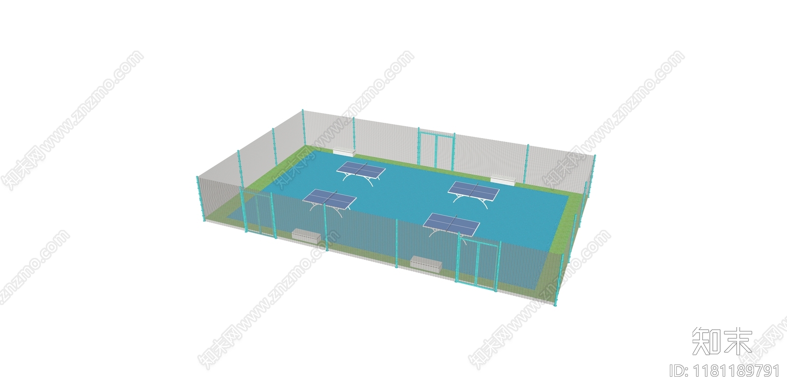 现代体育公园SU模型下载【ID:1181189791】