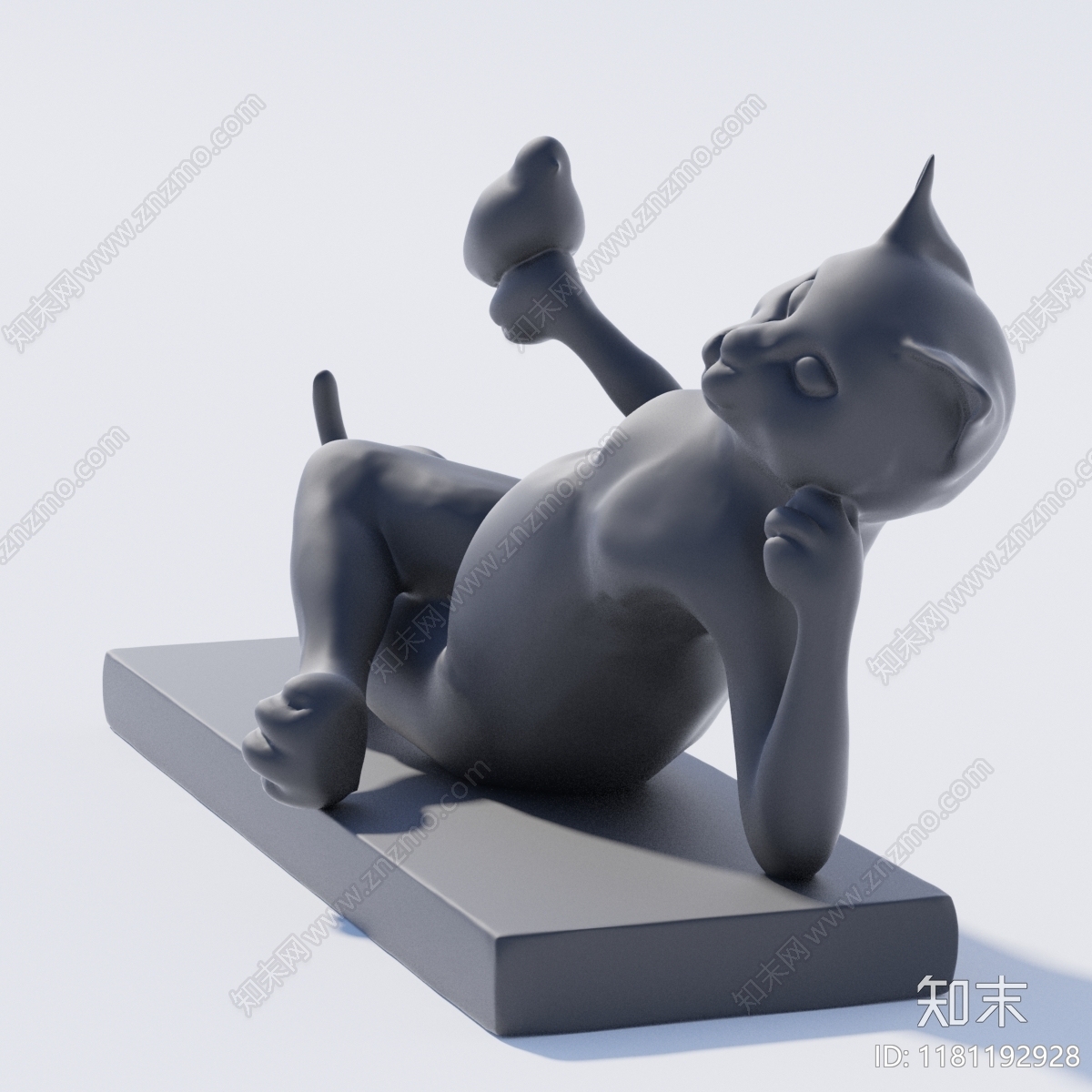 现代简约雕塑摆件3D模型下载【ID:1181192928】