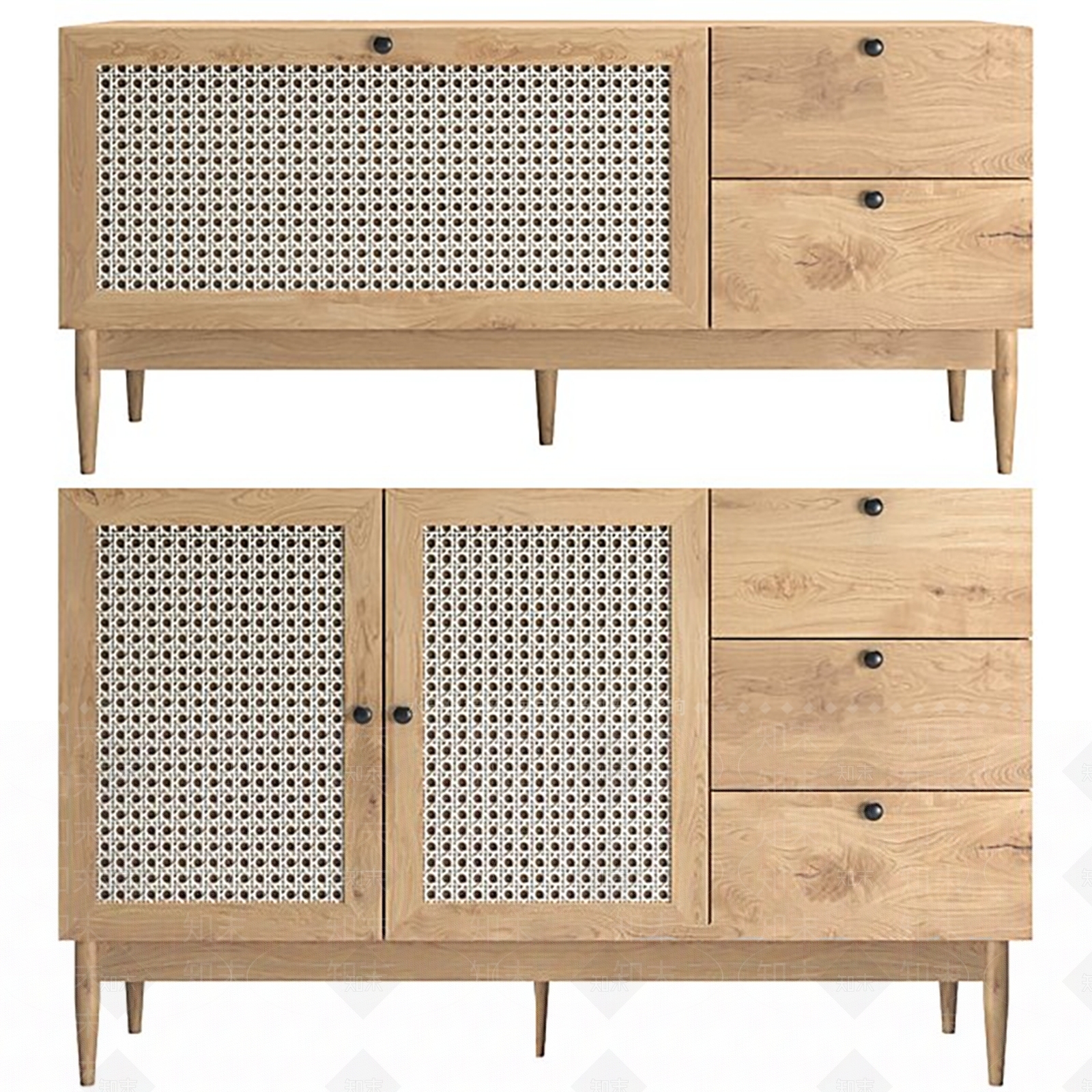 日式边柜3D模型下载【ID:1181193552】