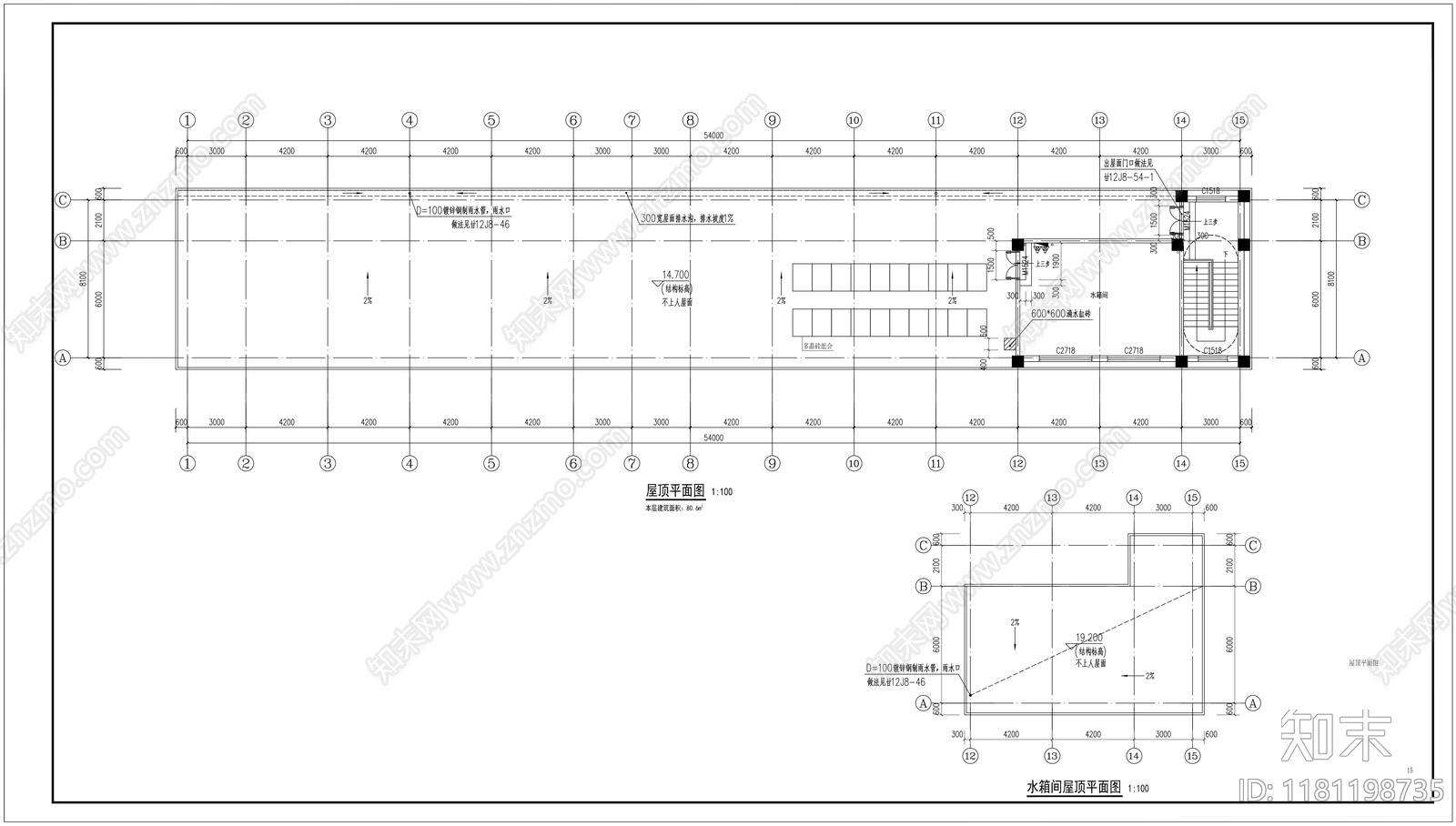 现代学校建筑施工图下载【ID:1181198735】