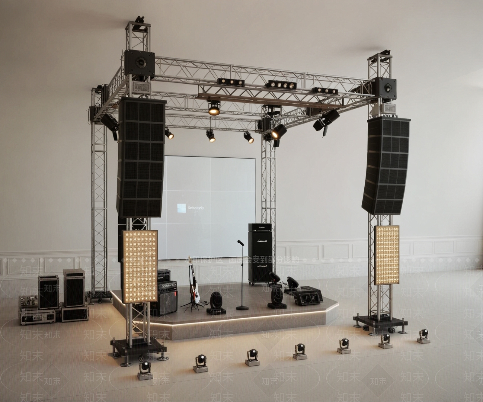 现代舞台3D模型下载【ID:1181296913】