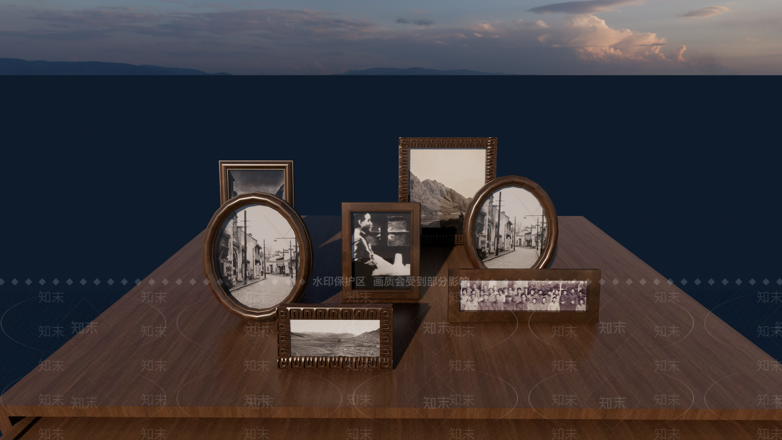 复古欧式相框SU模型下载【ID:1181198961】