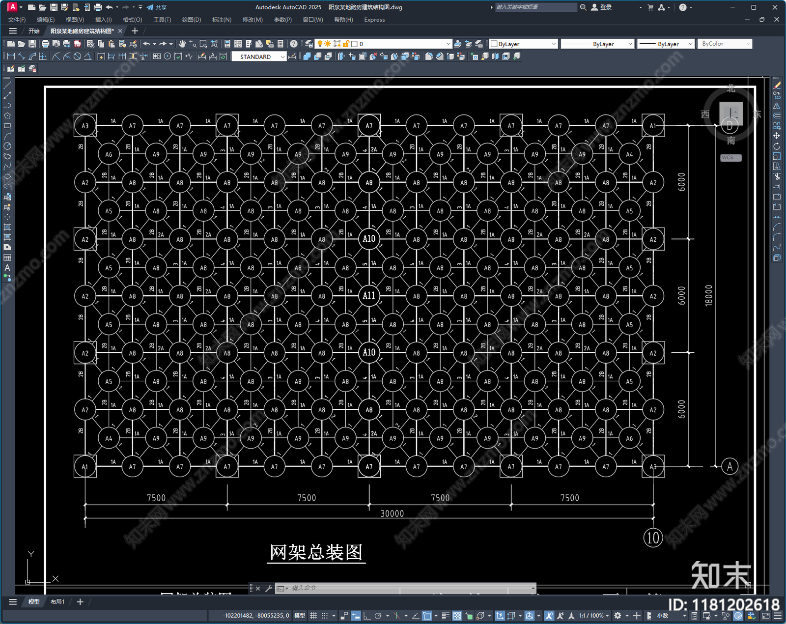 钢结构cad施工图下载【ID:1181202618】