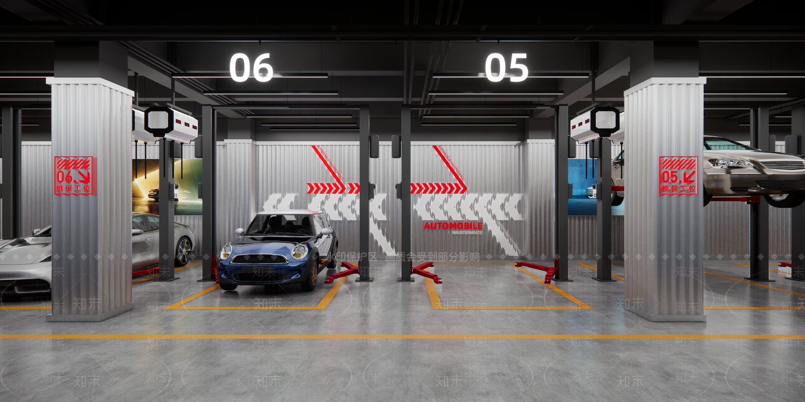 现代工业汽车4S店SU模型下载【ID:1181207843】