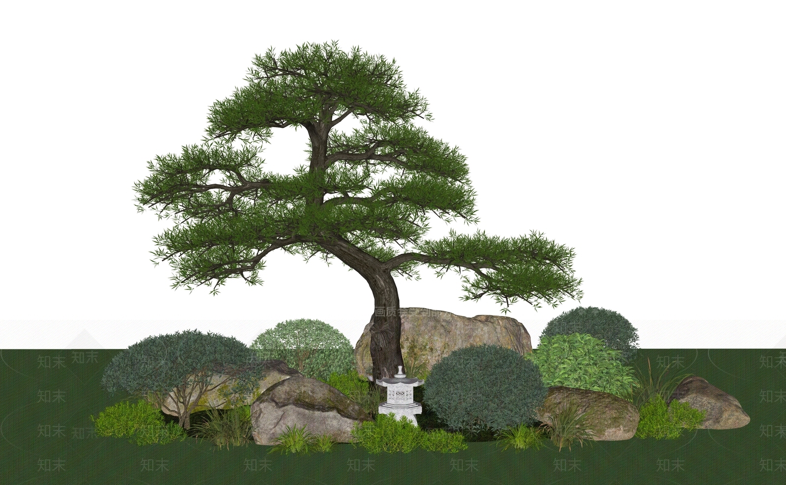 灌木SU模型下载【ID:1181207923】