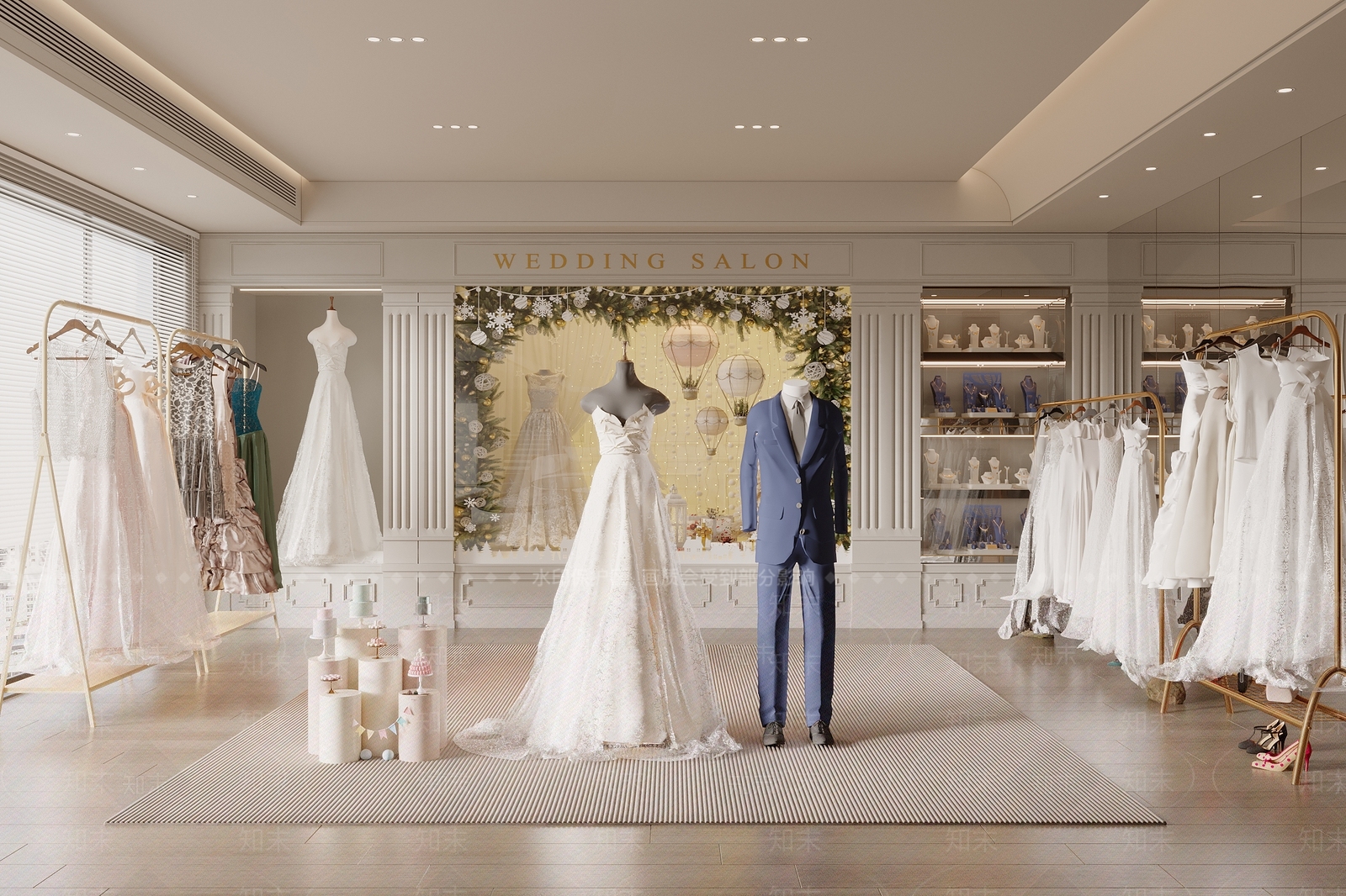 现代服装店SU模型下载【ID:1181209206】