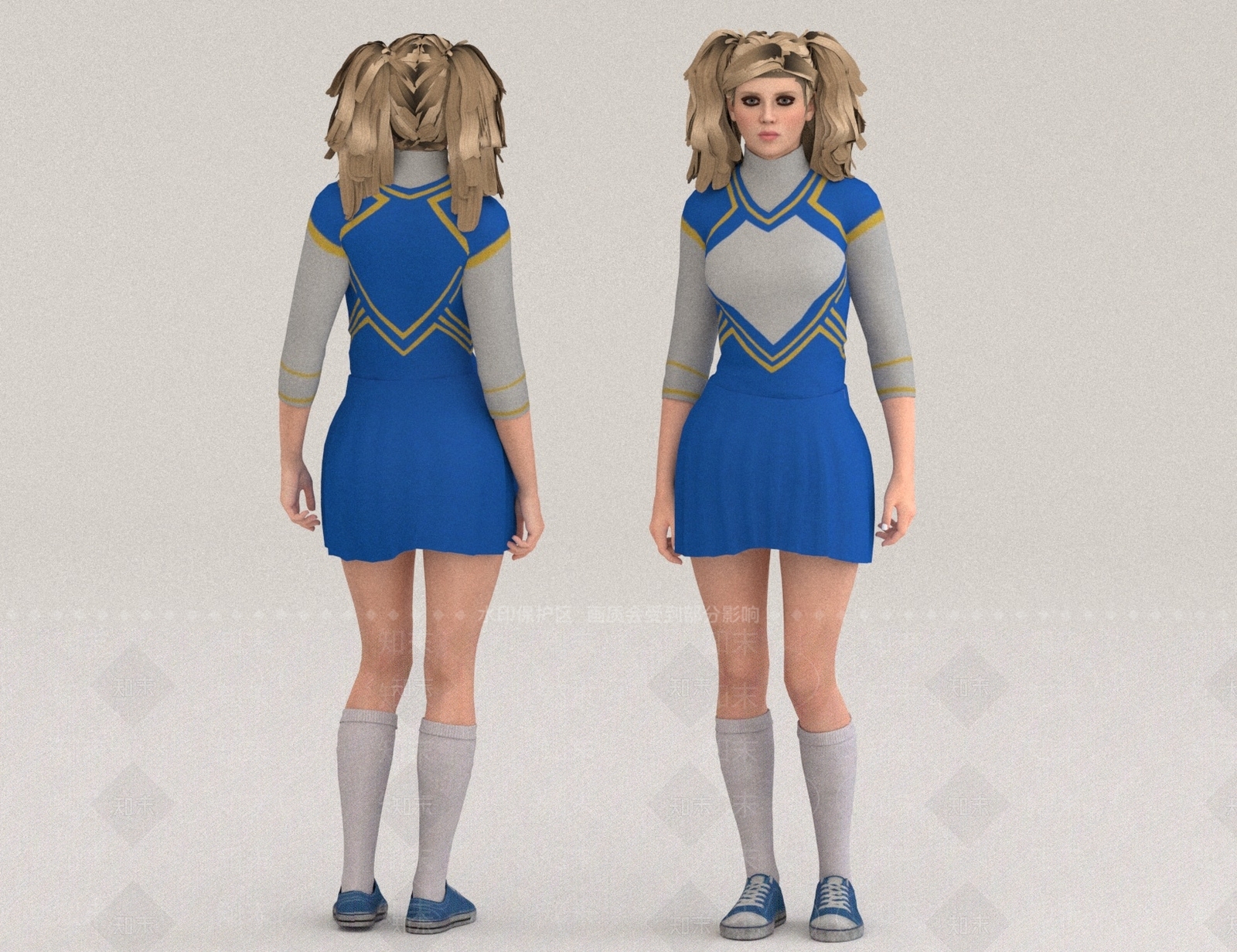 女人3D模型下载【ID:1181210345】