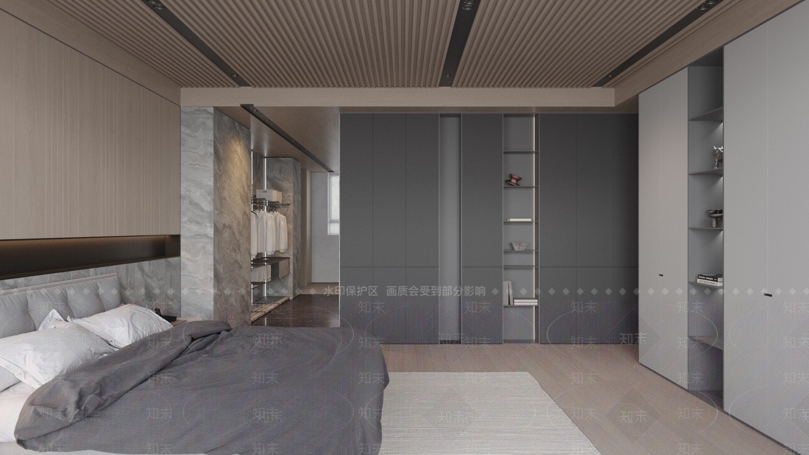 现代家居卧室3D模型下载【ID:1181210205】
