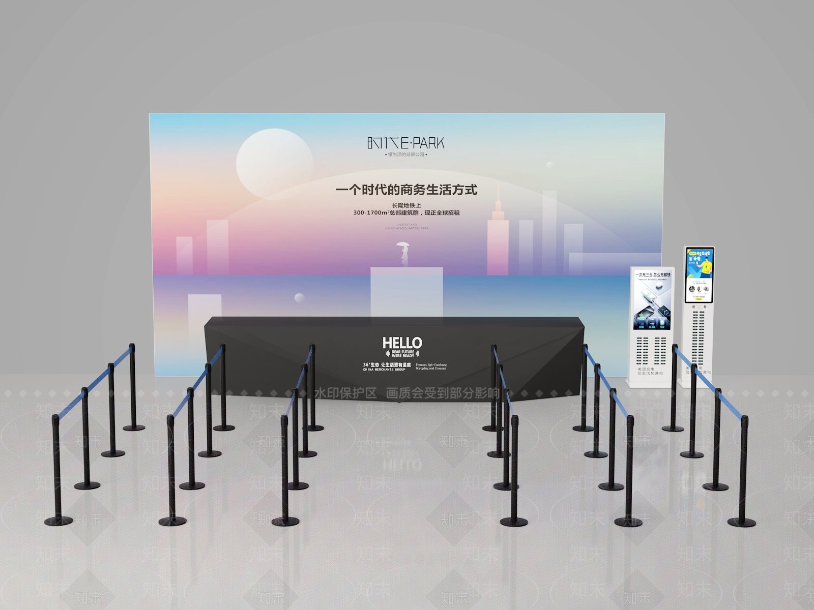 现代美陈SU模型下载【ID:1181214849】