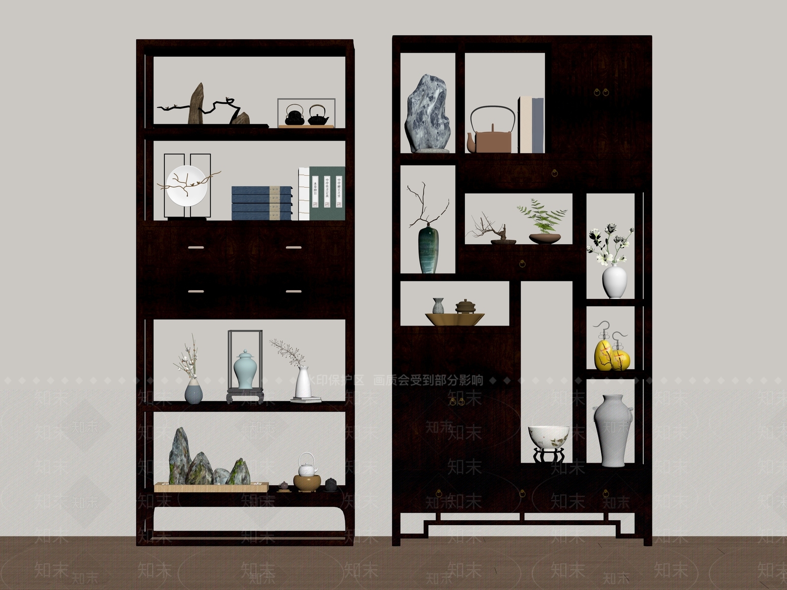 博古架SU模型下载【ID:1181216181】