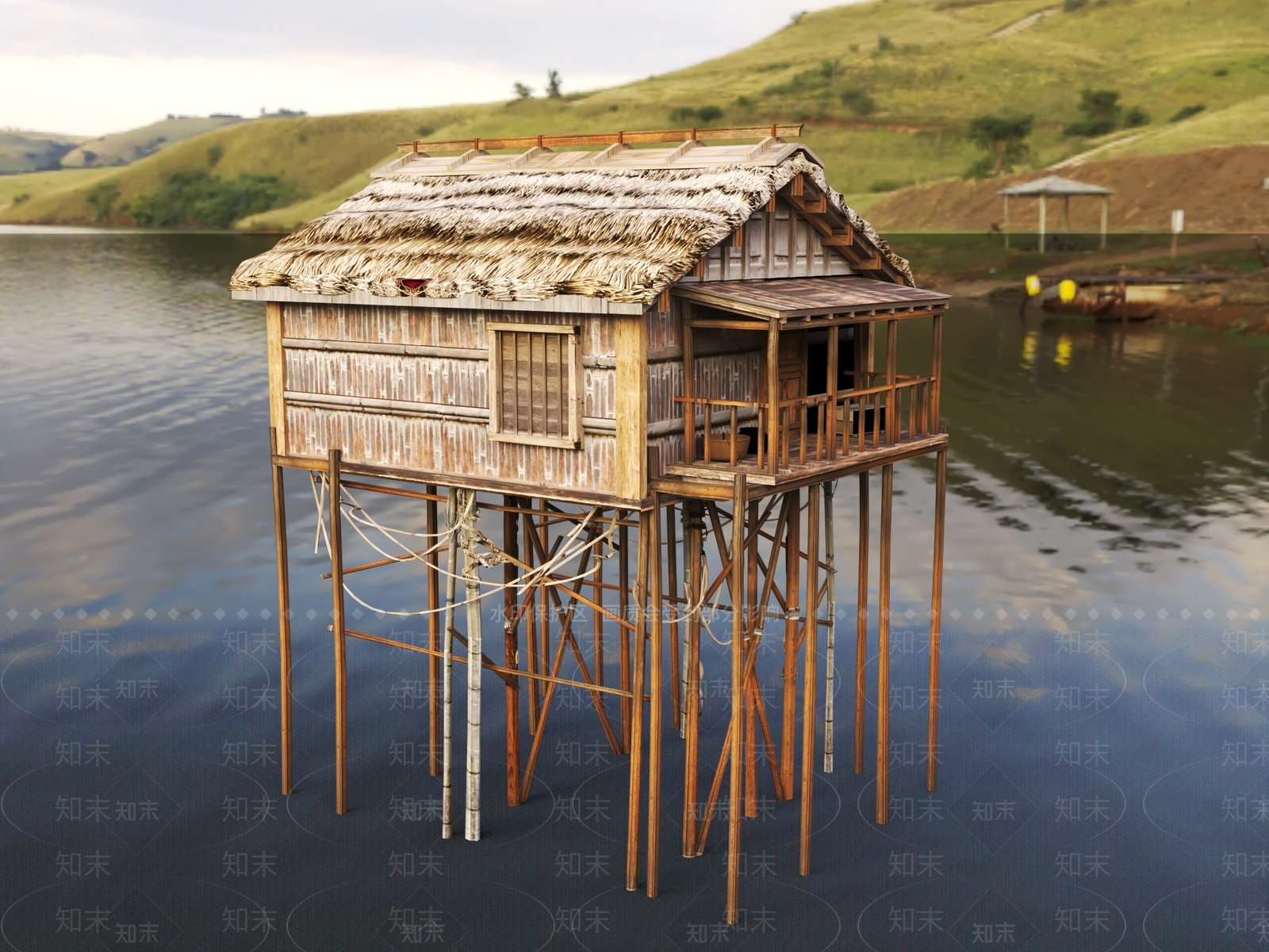 中式新中式古建3D模型下载【ID:1181217808】