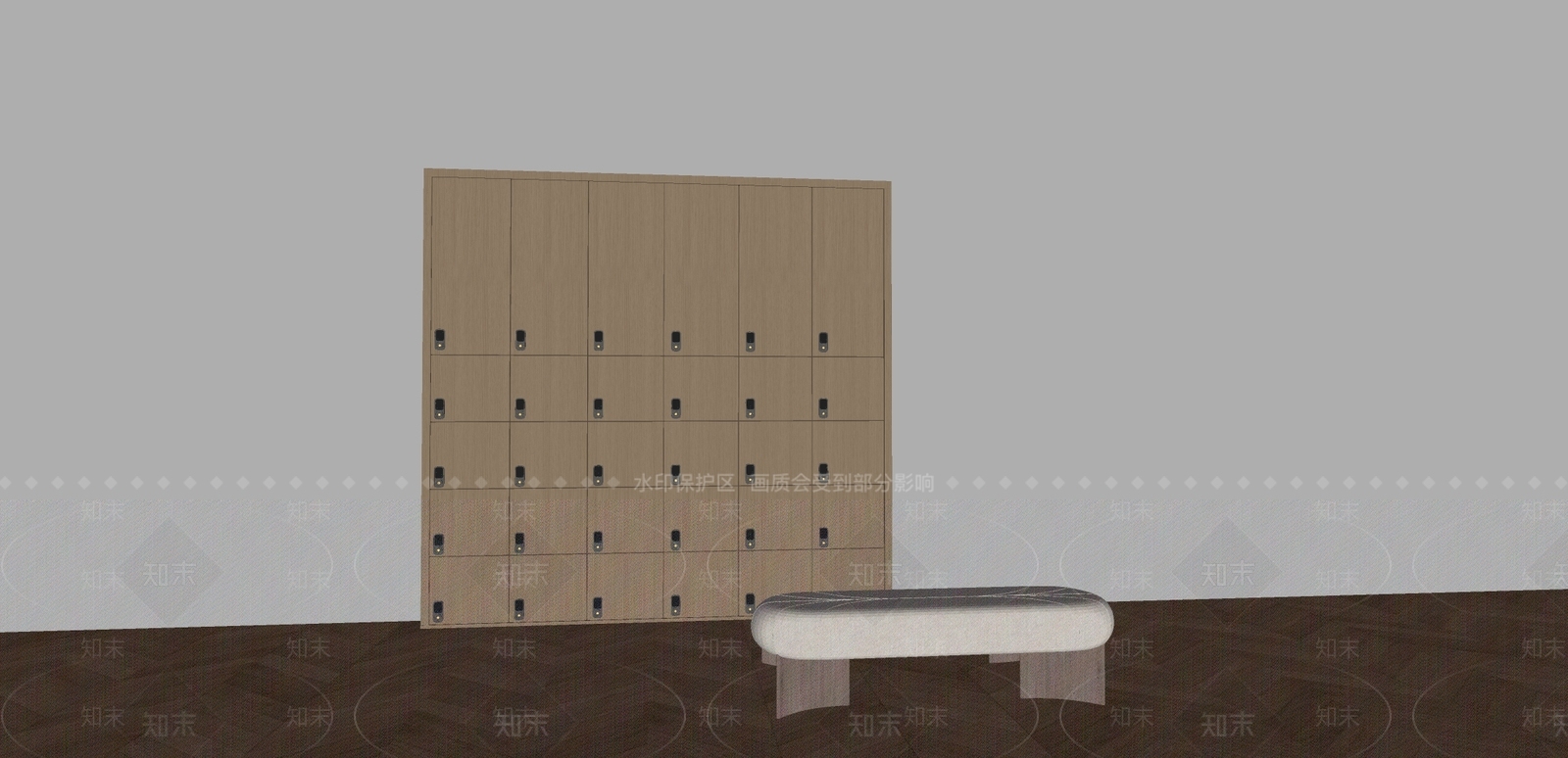 现代鞋柜SU模型下载【ID:1181228524】