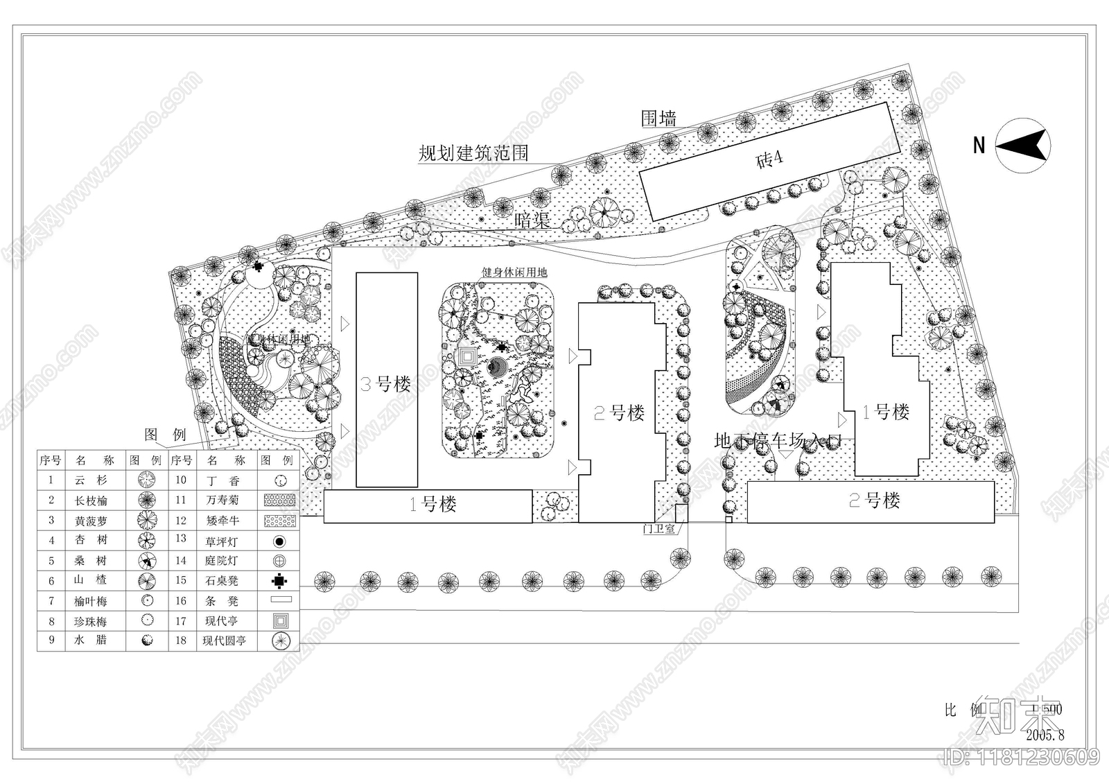 现代新中式展台cad施工图下载【ID:1181230609】