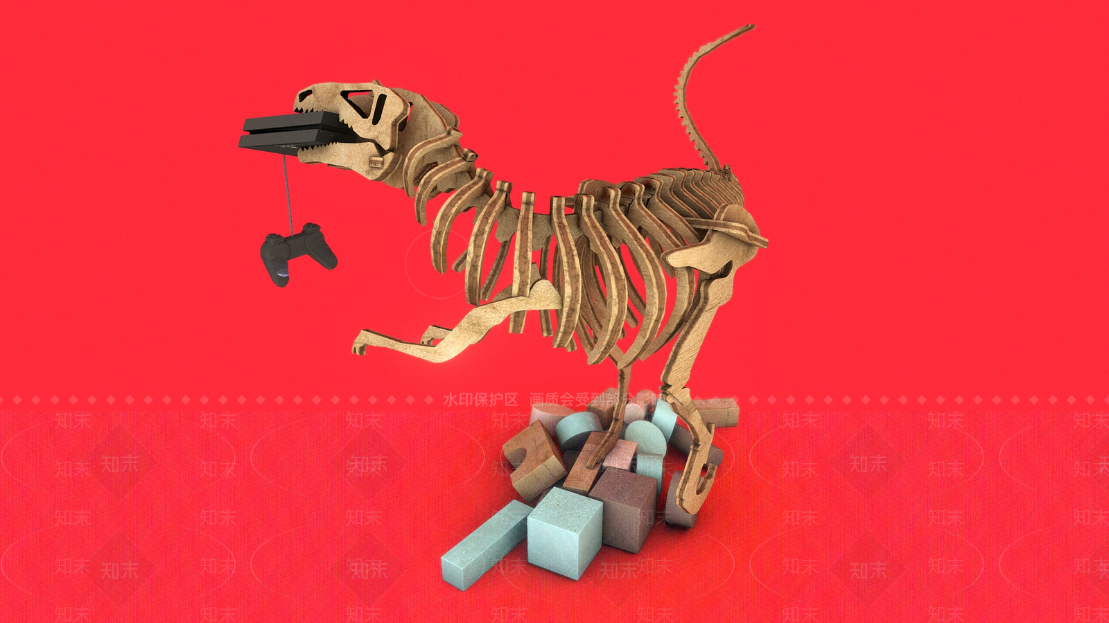 爬行类动物3D模型下载【ID:1181239789】