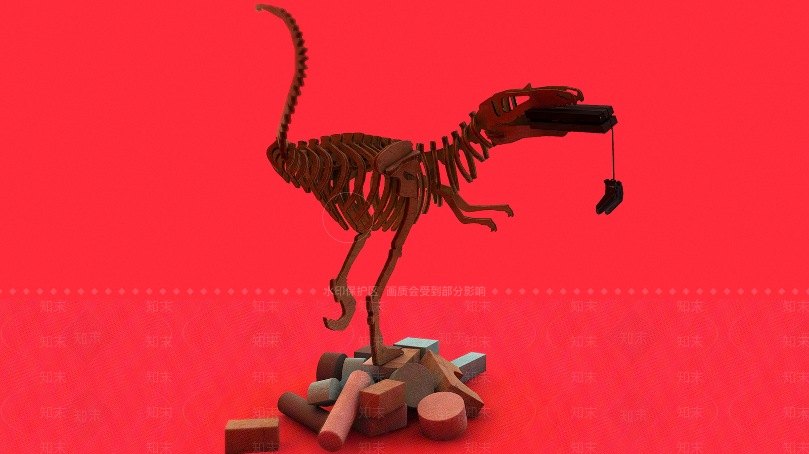 爬行类动物3D模型下载【ID:1181239789】
