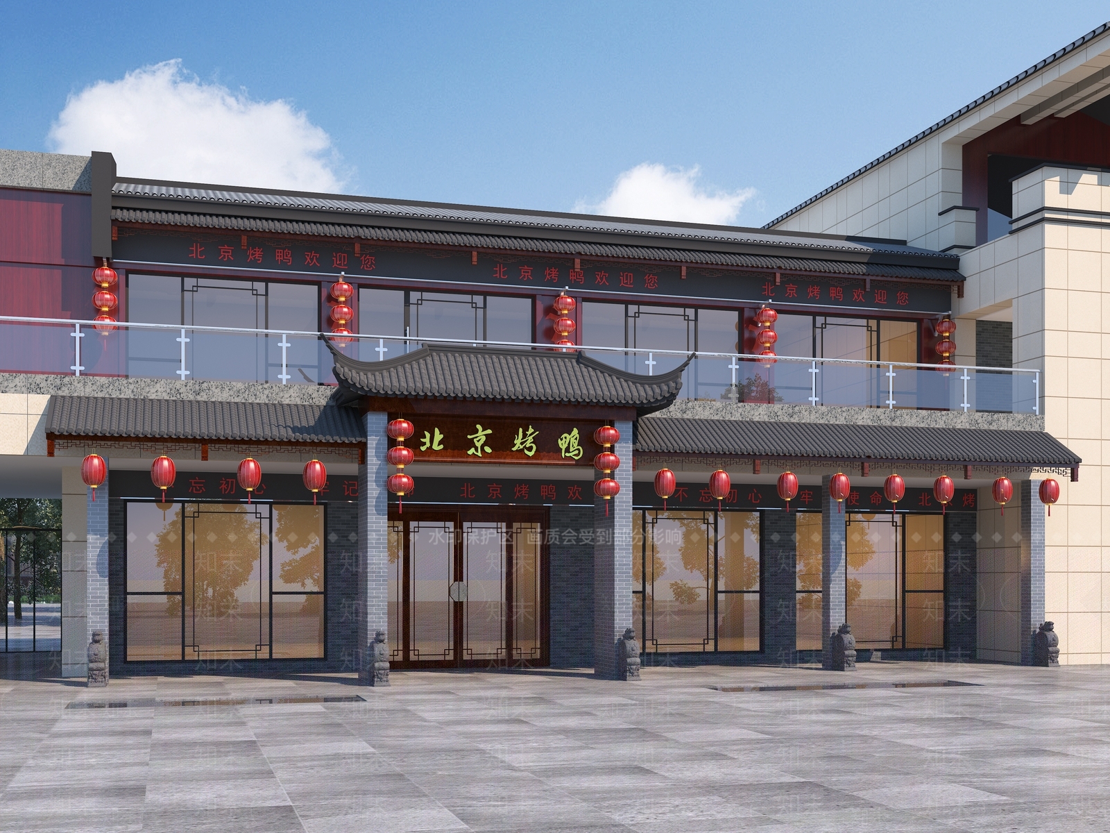 中式古建3D模型下载【ID:1181242245】
