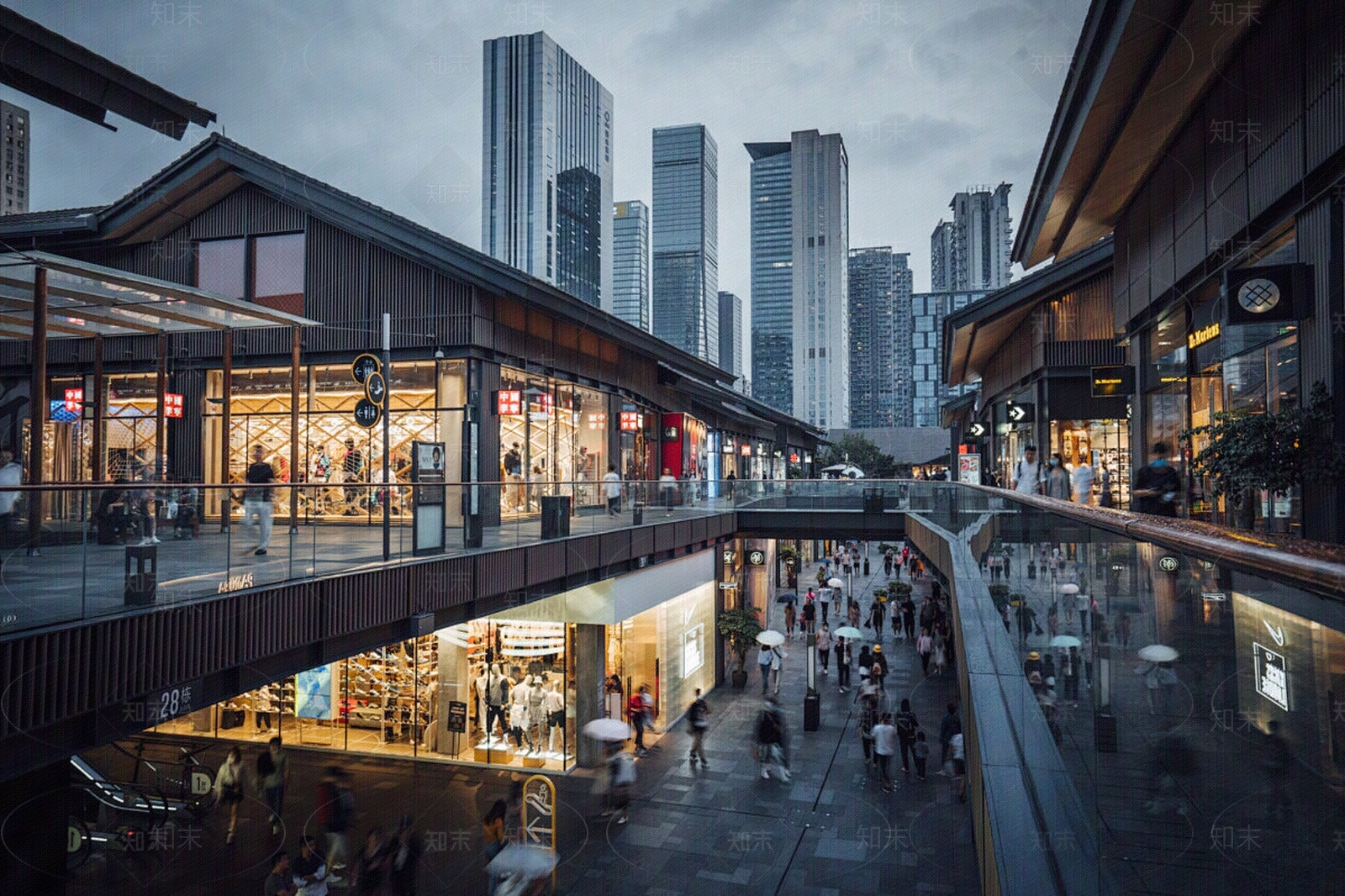 现代街道外景贴图下载【ID:1181252419】