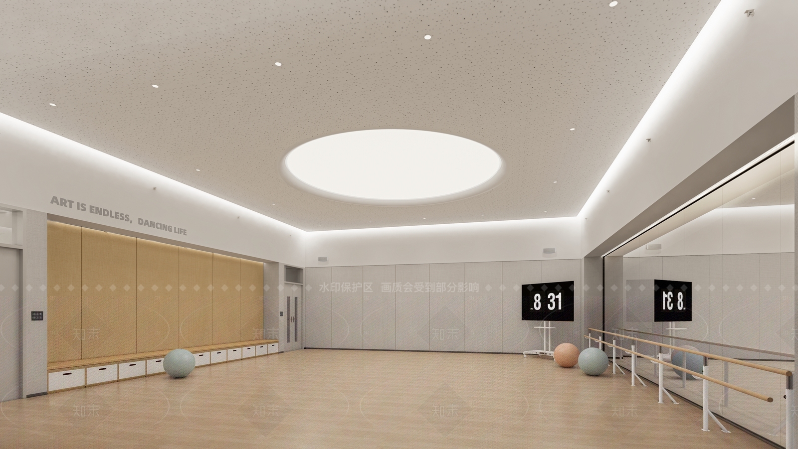 现代其他学校空间SU模型下载【ID:1216016117】