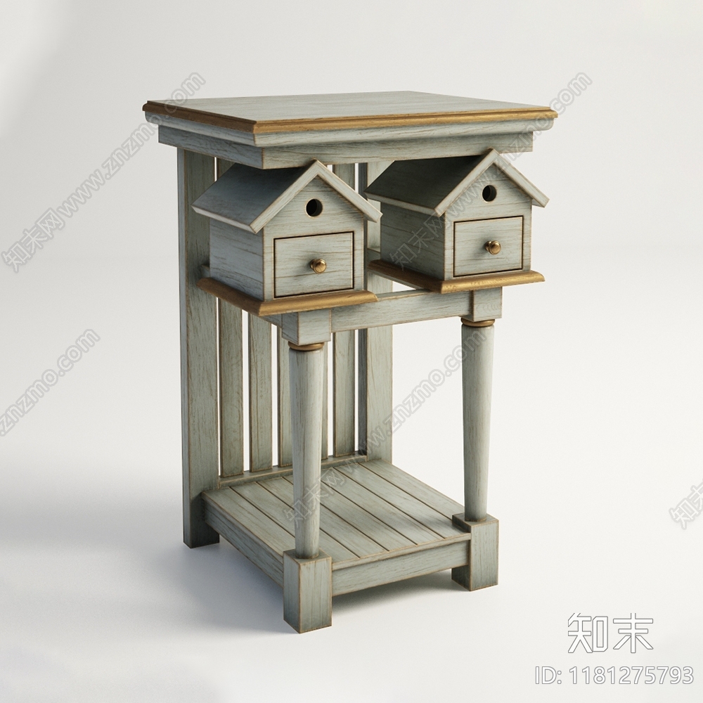 美式BIRDHOUSE3D模型下载【ID:1181275793】