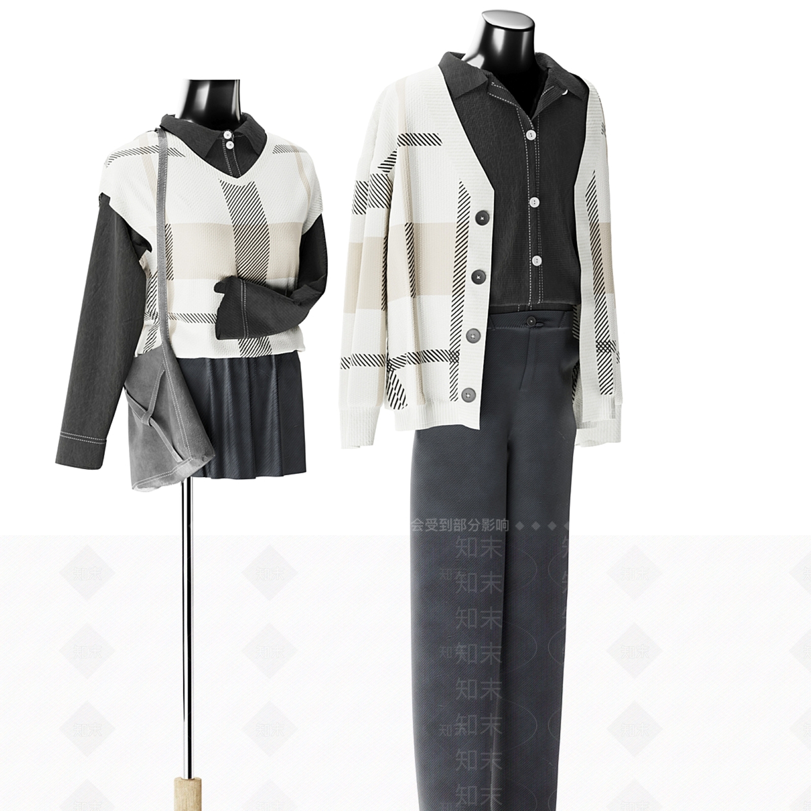 衣服SU模型下载【ID:1181277085】