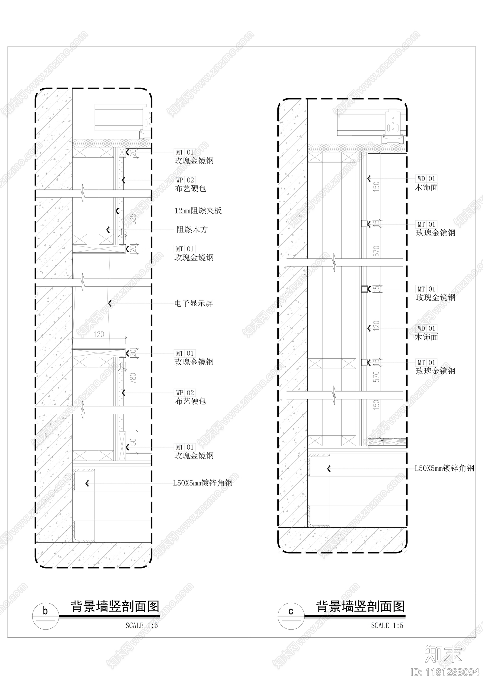 现代酒吧cad施工图下载【ID:1181283094】