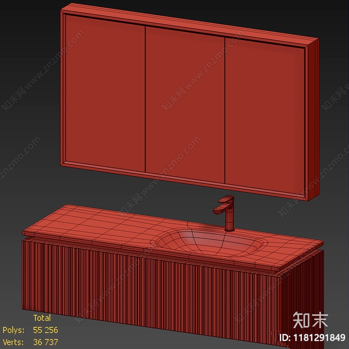 洗手台3D模型下载【ID:1181291849】