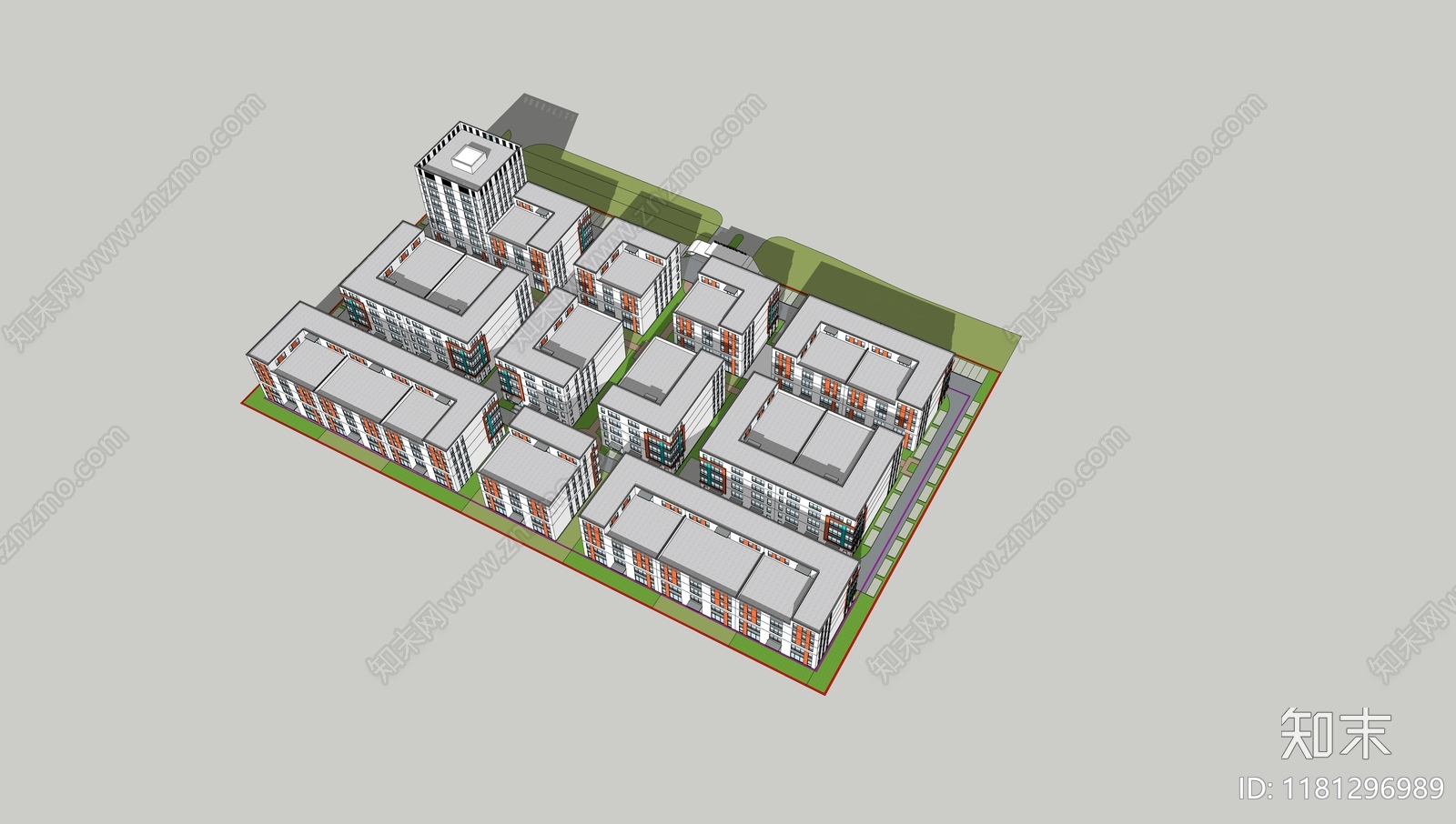 现代工业其他公共建筑SU模型下载【ID:1181296989】