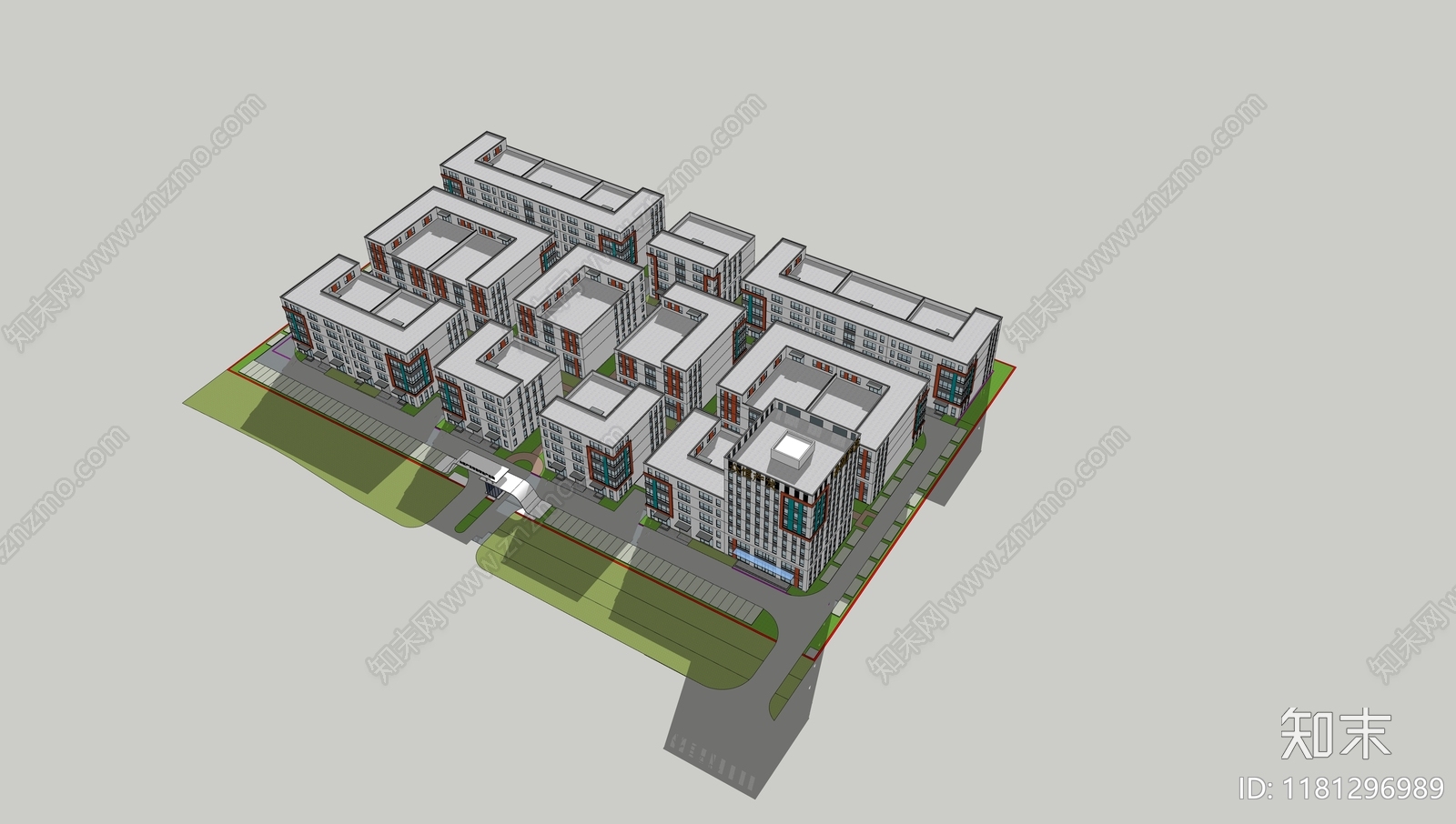 现代工业其他公共建筑SU模型下载【ID:1181296989】