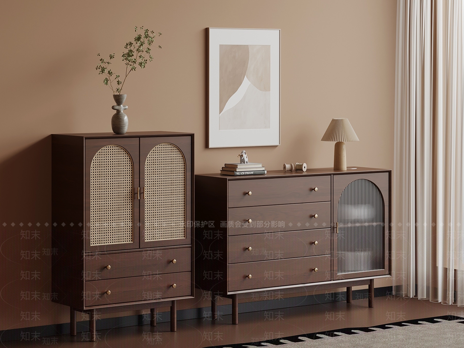 中古玄关柜3D模型下载【ID:1181296906】