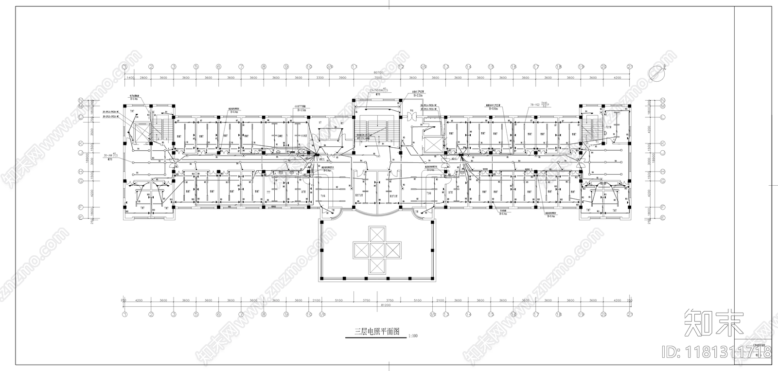 电气图cad施工图下载【ID:1181311718】