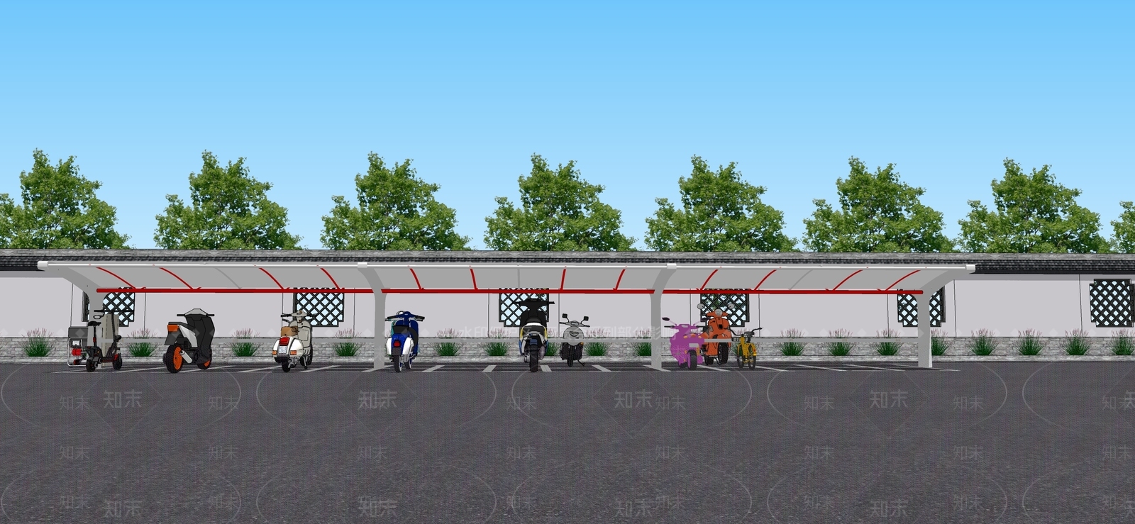 现代其他公共空间SU模型下载【ID:1181313313】