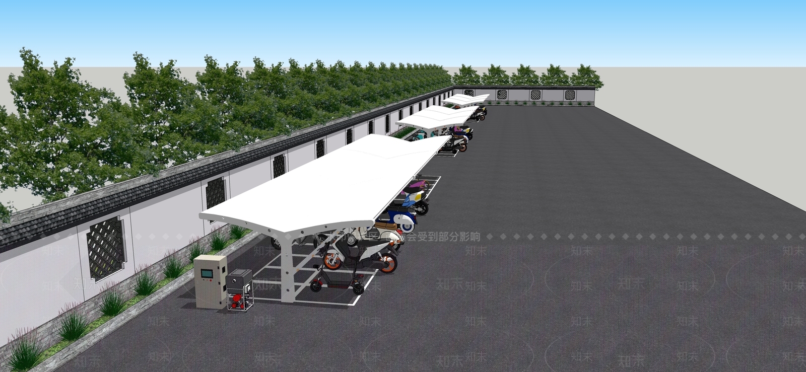 现代其他公共空间SU模型下载【ID:1181313313】