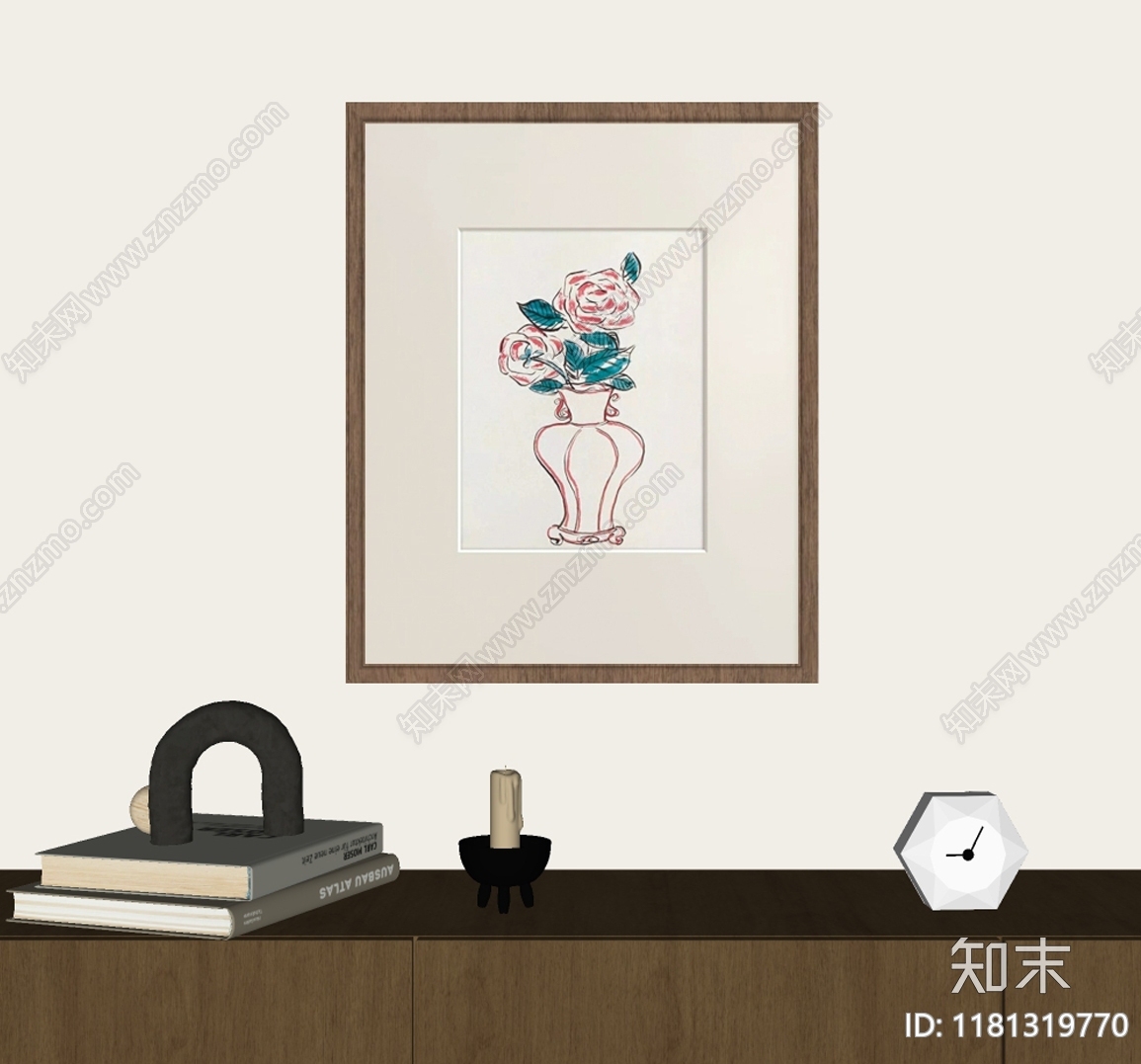 法式中古挂画SU模型下载【ID:1181319770】