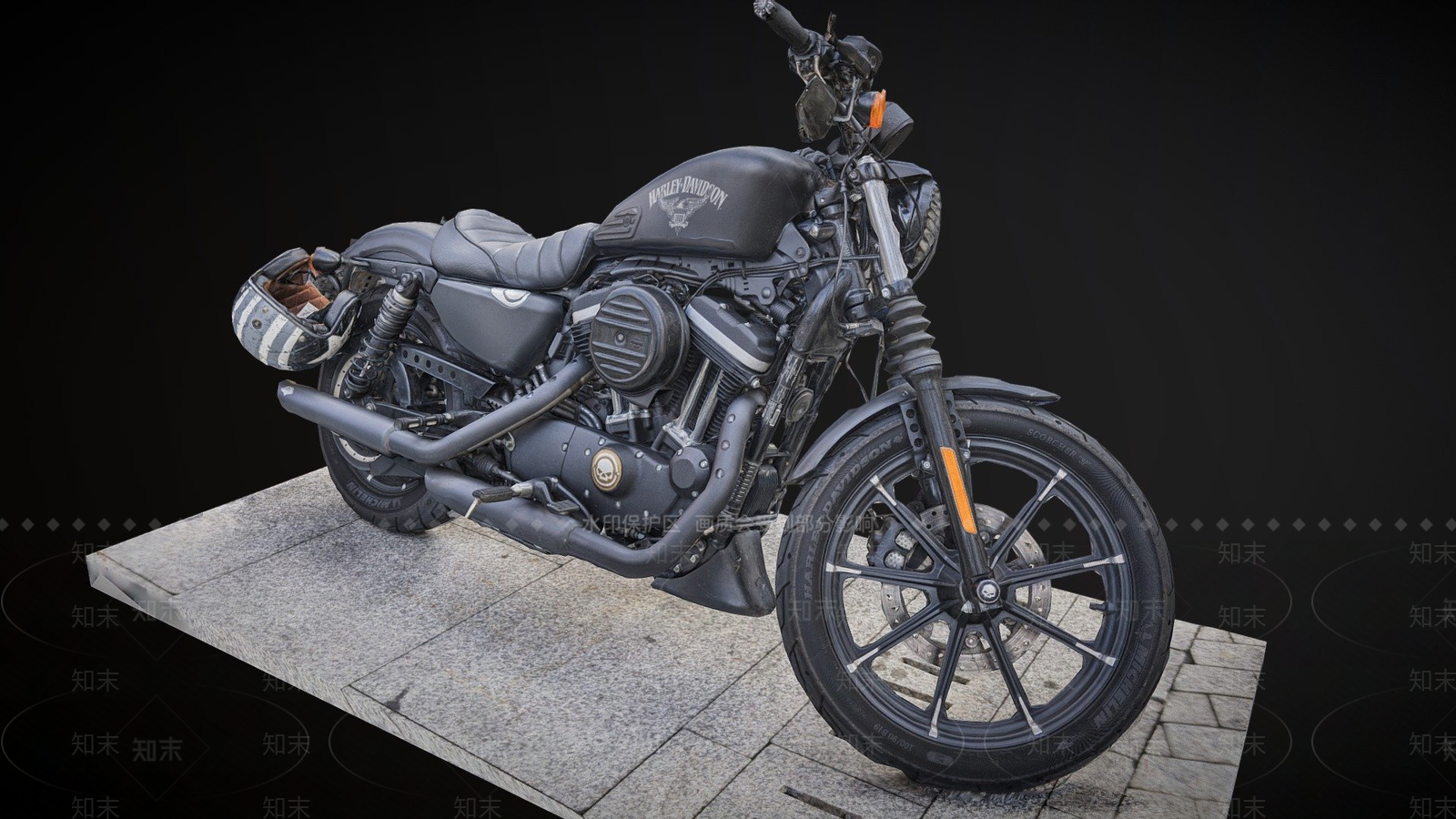 摩托车3D模型下载【ID:1181320272】