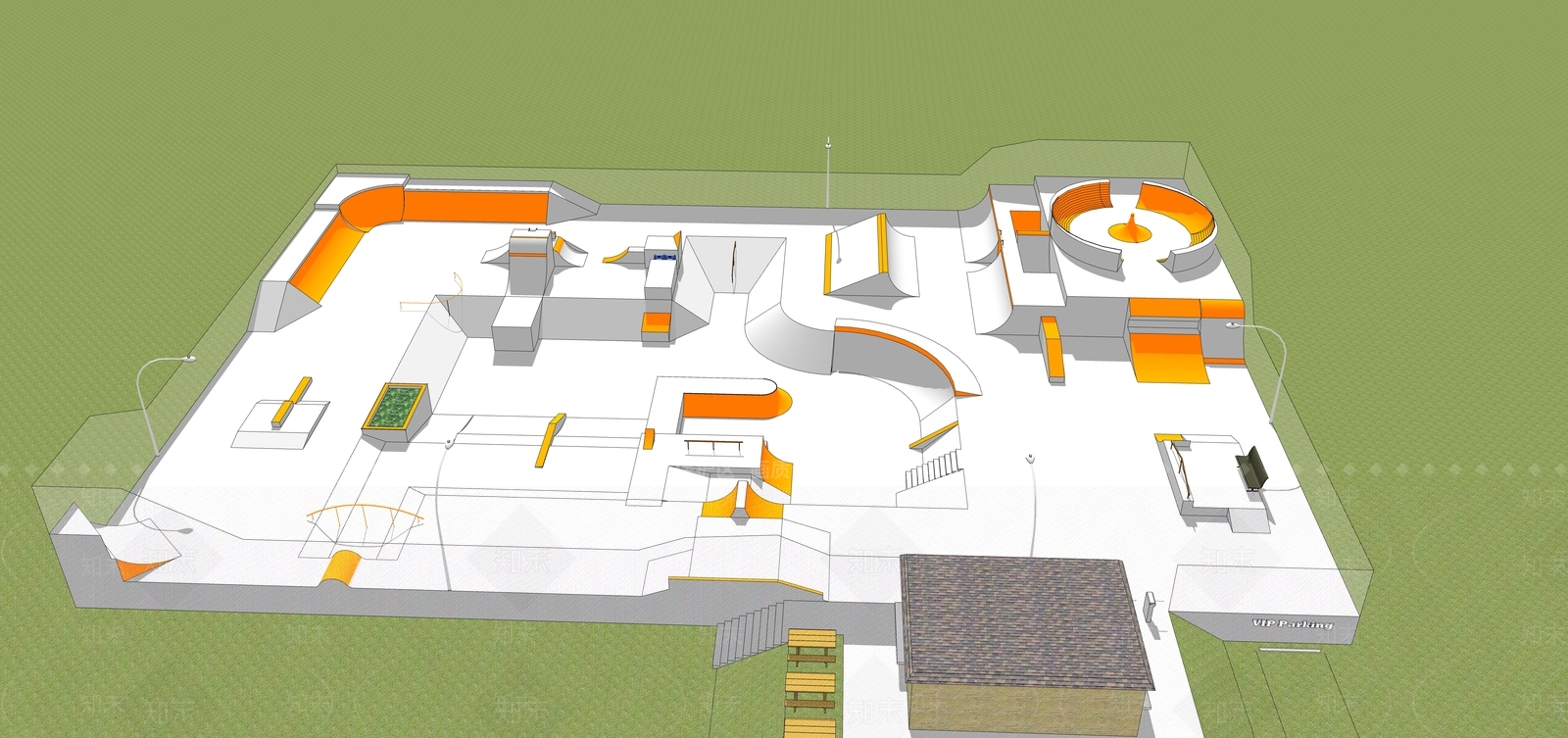 滑板SU模型下载【ID:1181325563】
