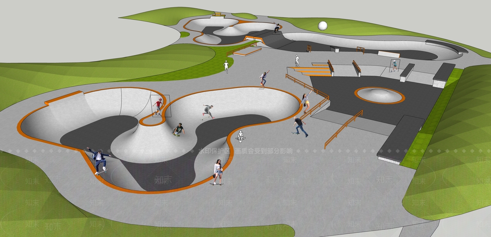 滑板SU模型下载【ID:1181325682】