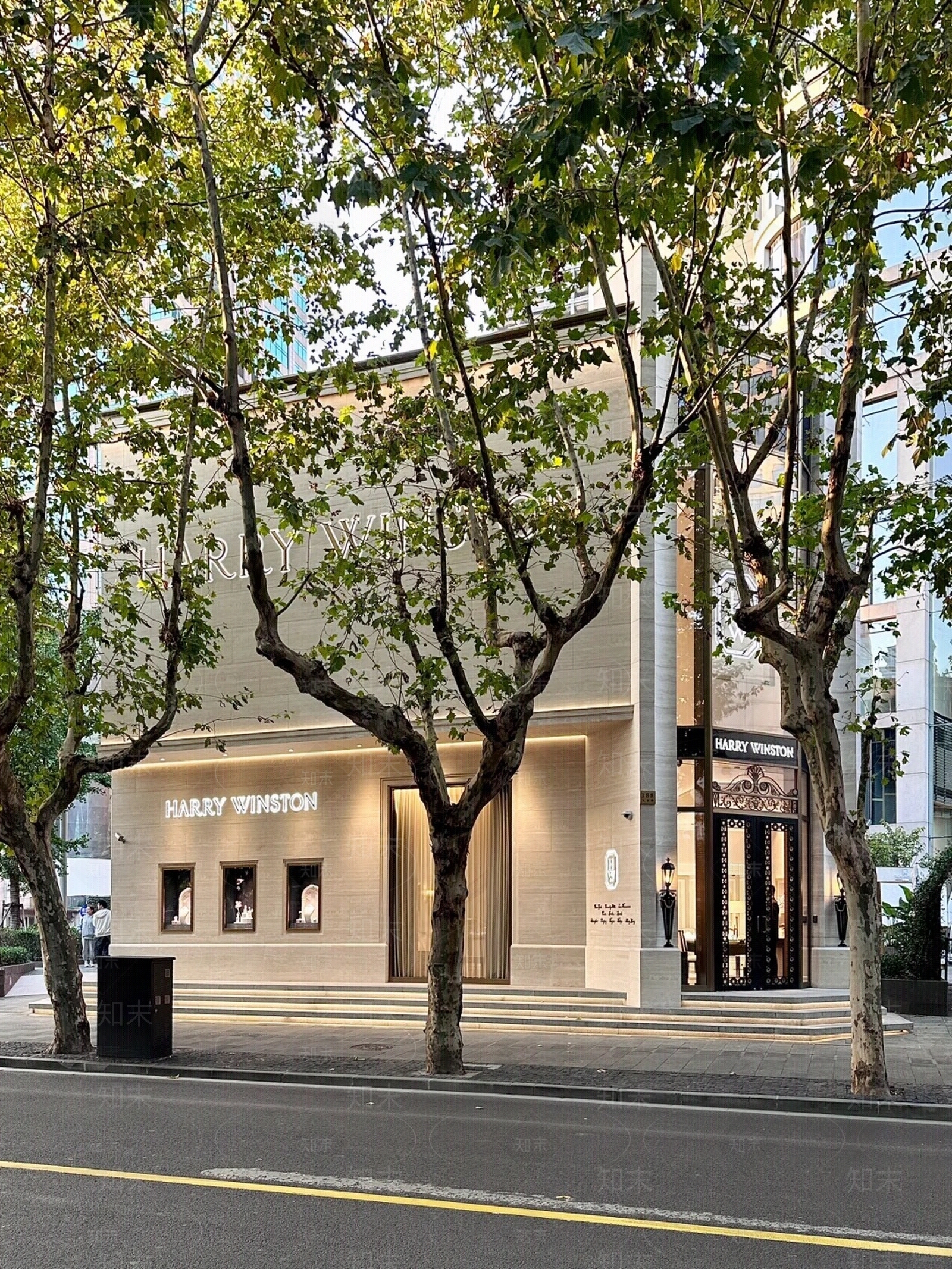 现代街道外景贴图下载【ID:1181332831】